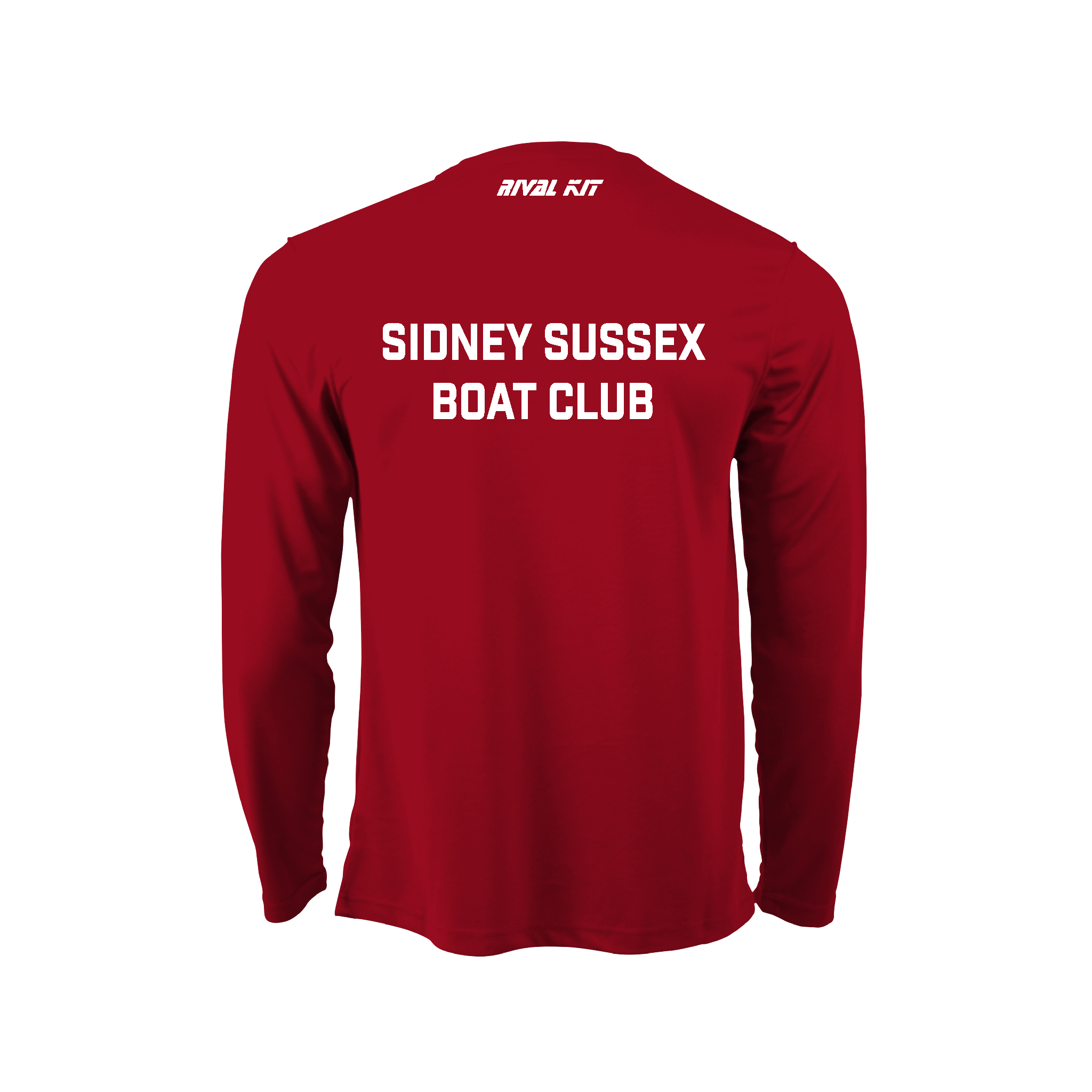 Sidney Sussex College BC Long Sleeve Red Gym T-Shirt