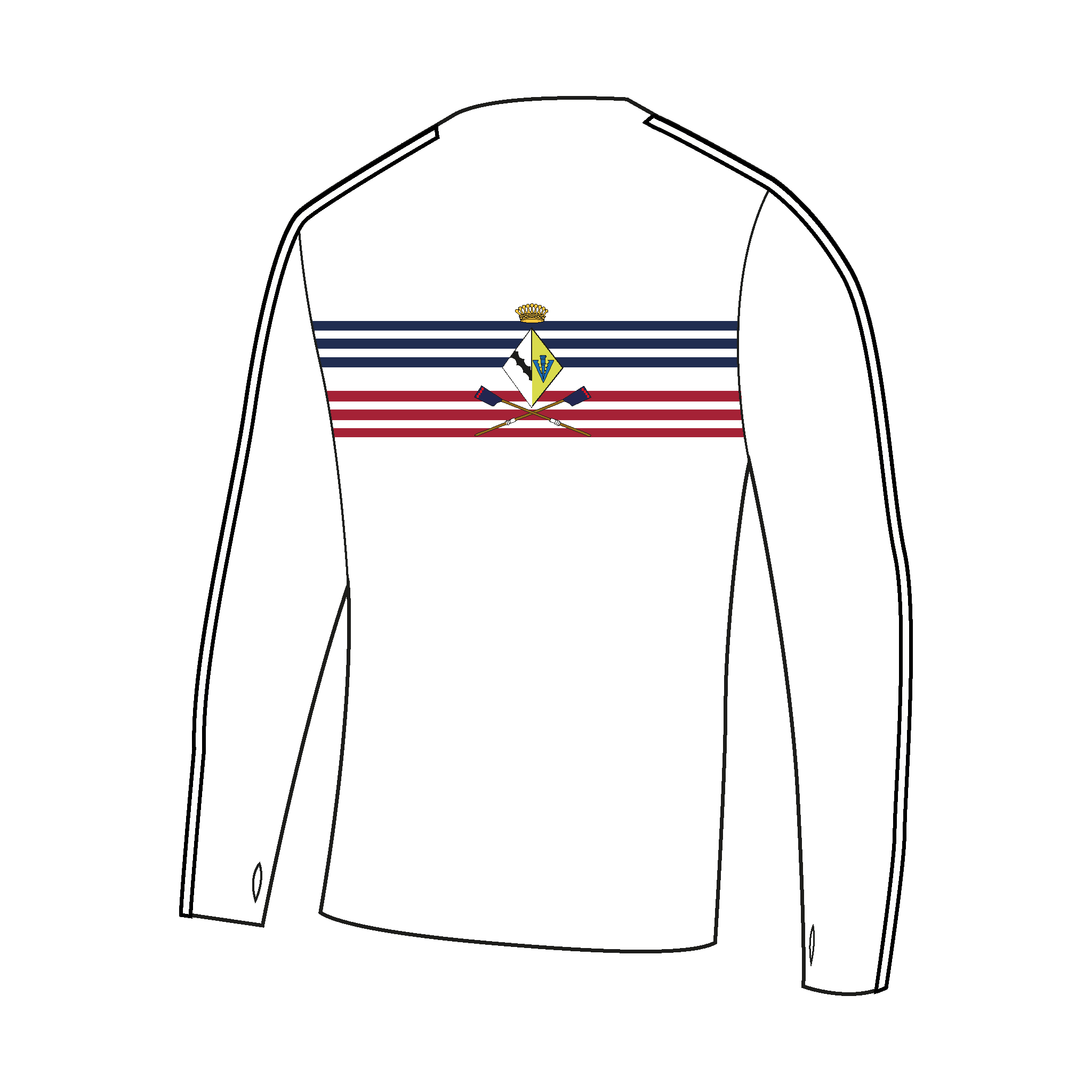 Sidney Sussex College BC Bespoke Long Sleeve Gym T-Shirt