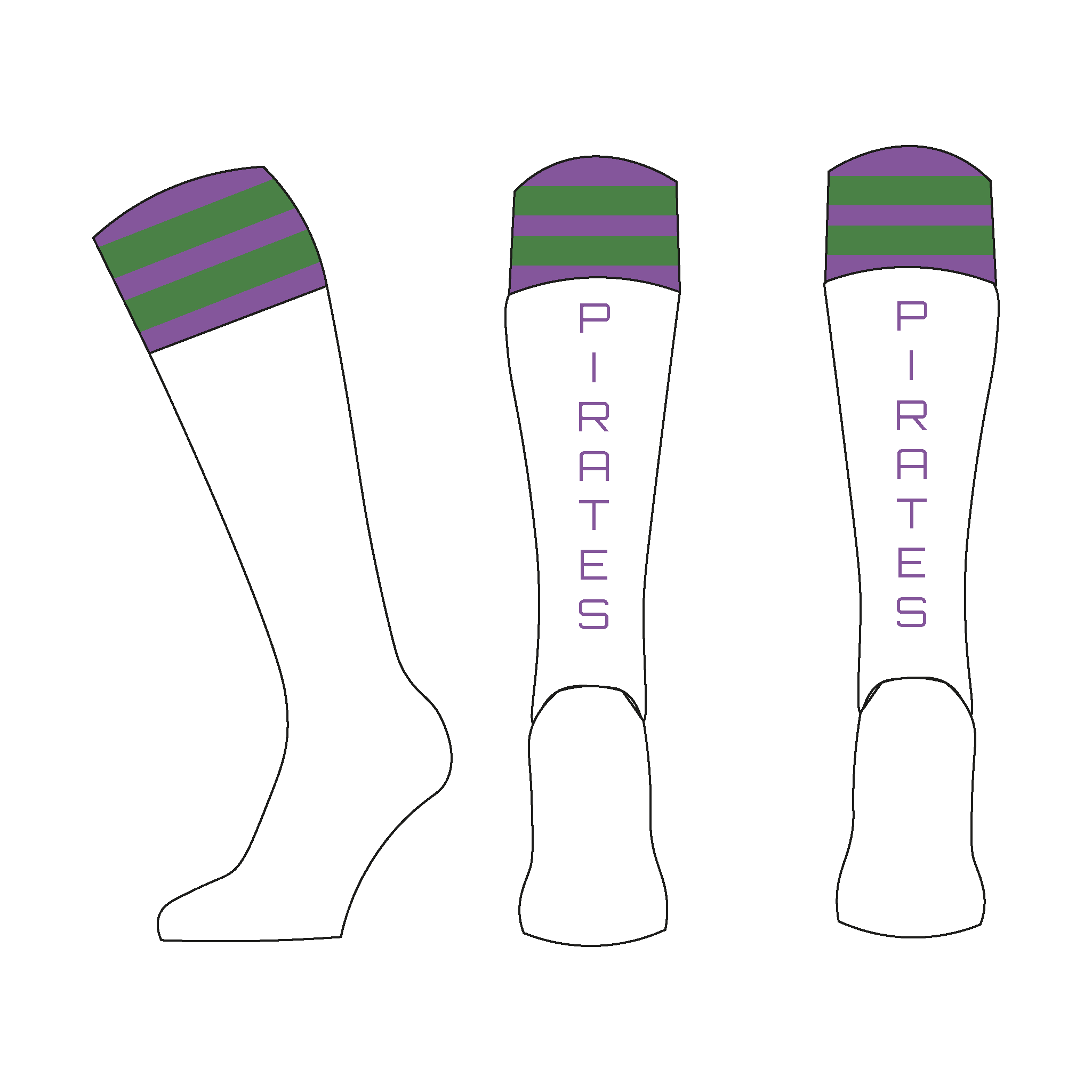 Changzhou Pirates Rugby Socks