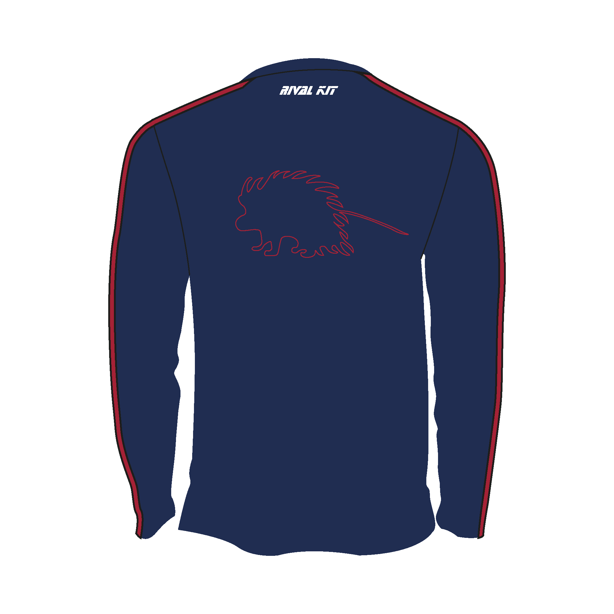 Sidney Sussex College BC Bespoke Long Sleeve Gym T-Shirt 3