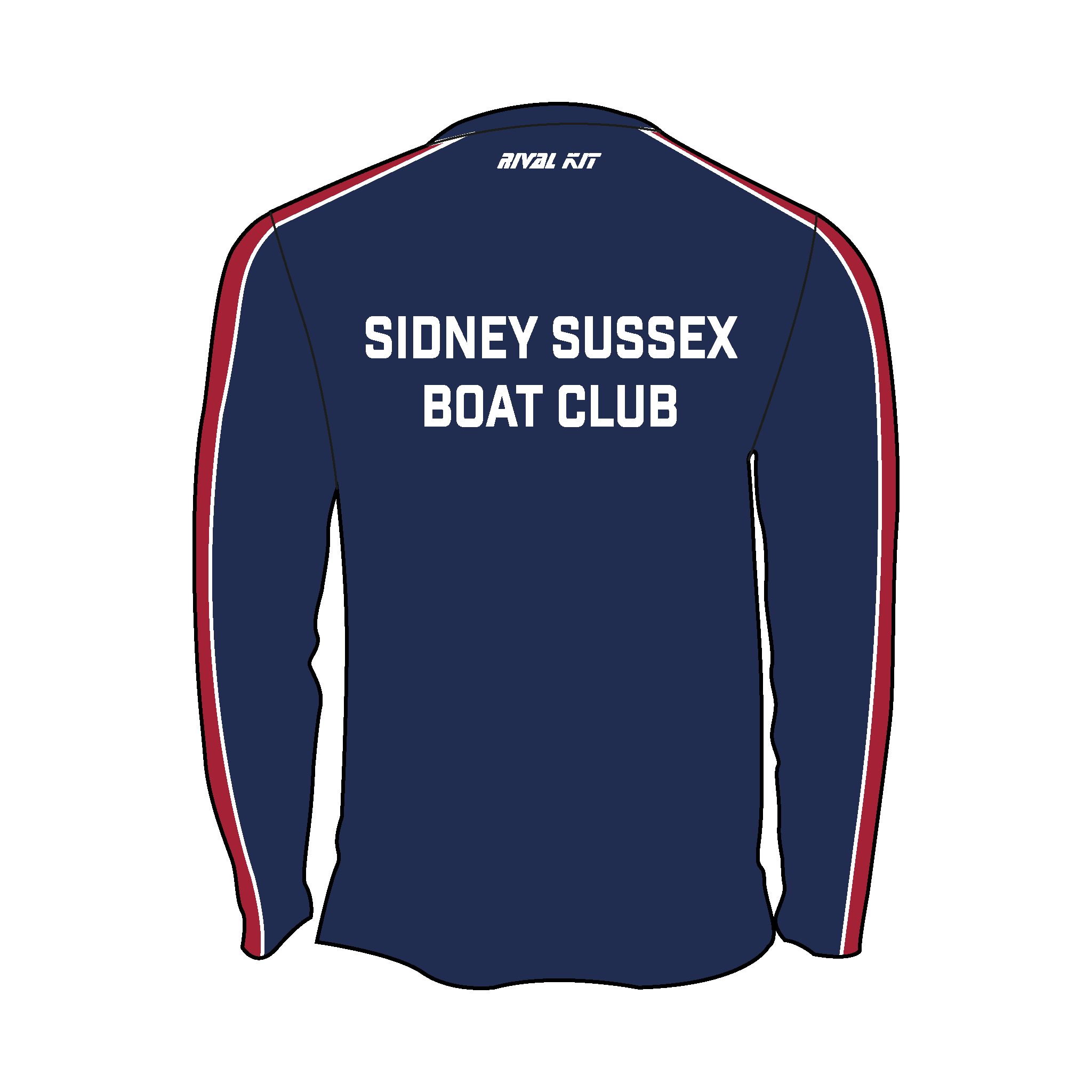 Sidney Sussex College BC Bespoke Long Sleeve Gym T-Shirt 2