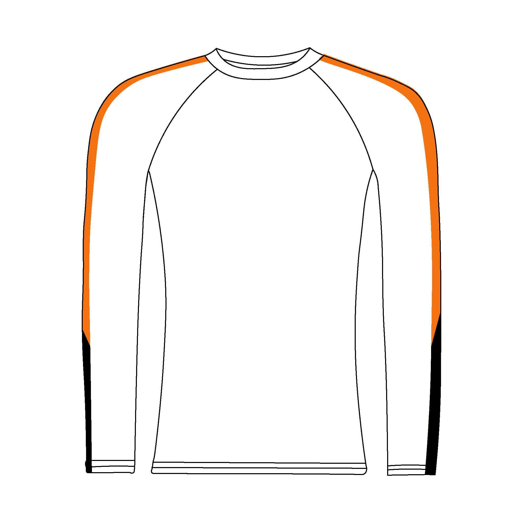 Orange Coast Long Sleeve Standard Base Layer