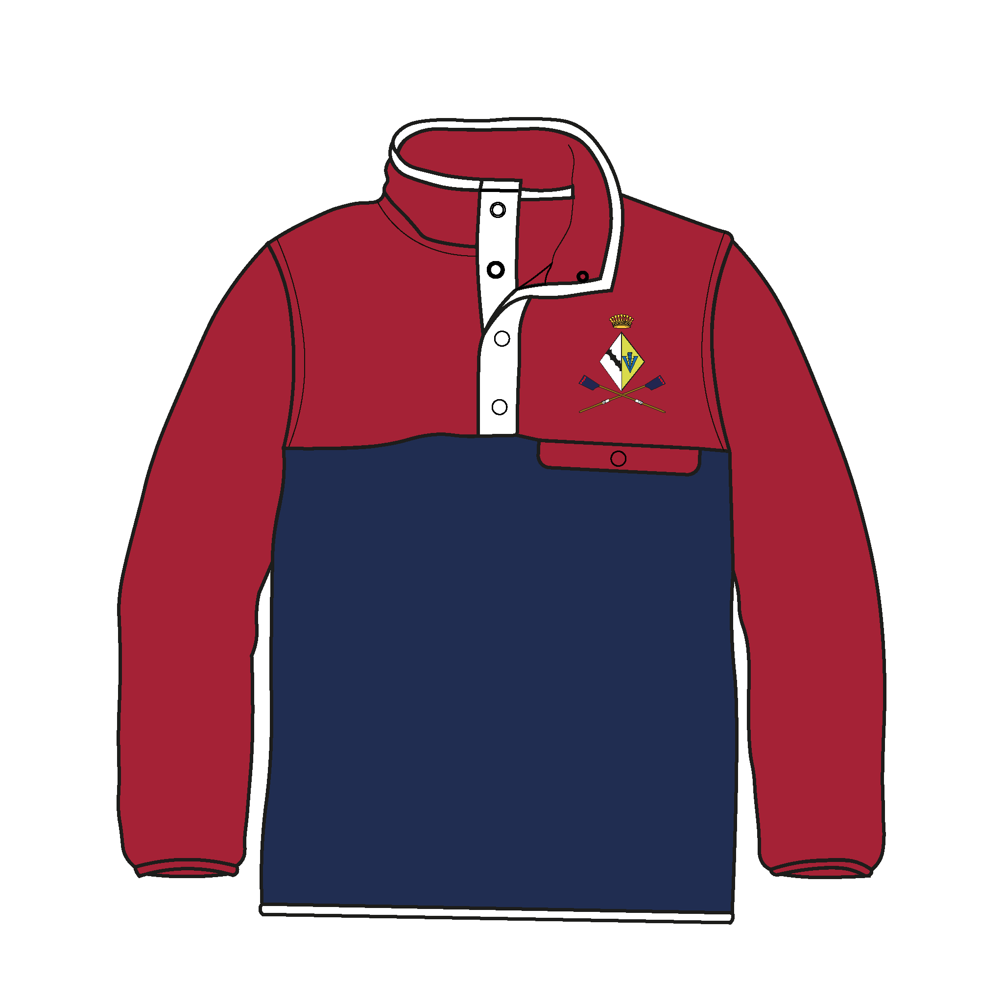 Sidney Sussex College BC Pocket Fleece