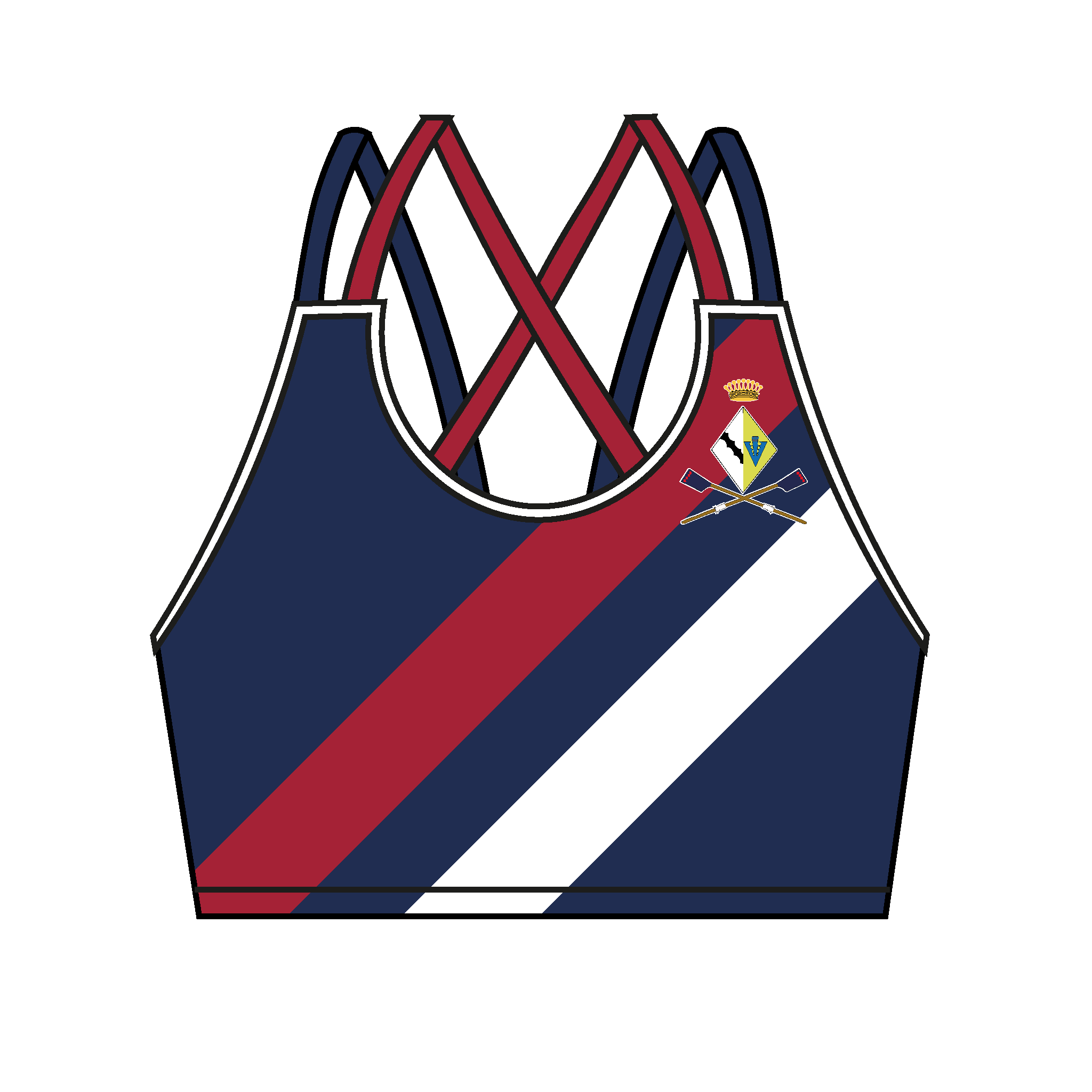 Sidney Sussex College BC Strappy Sports Bra 2