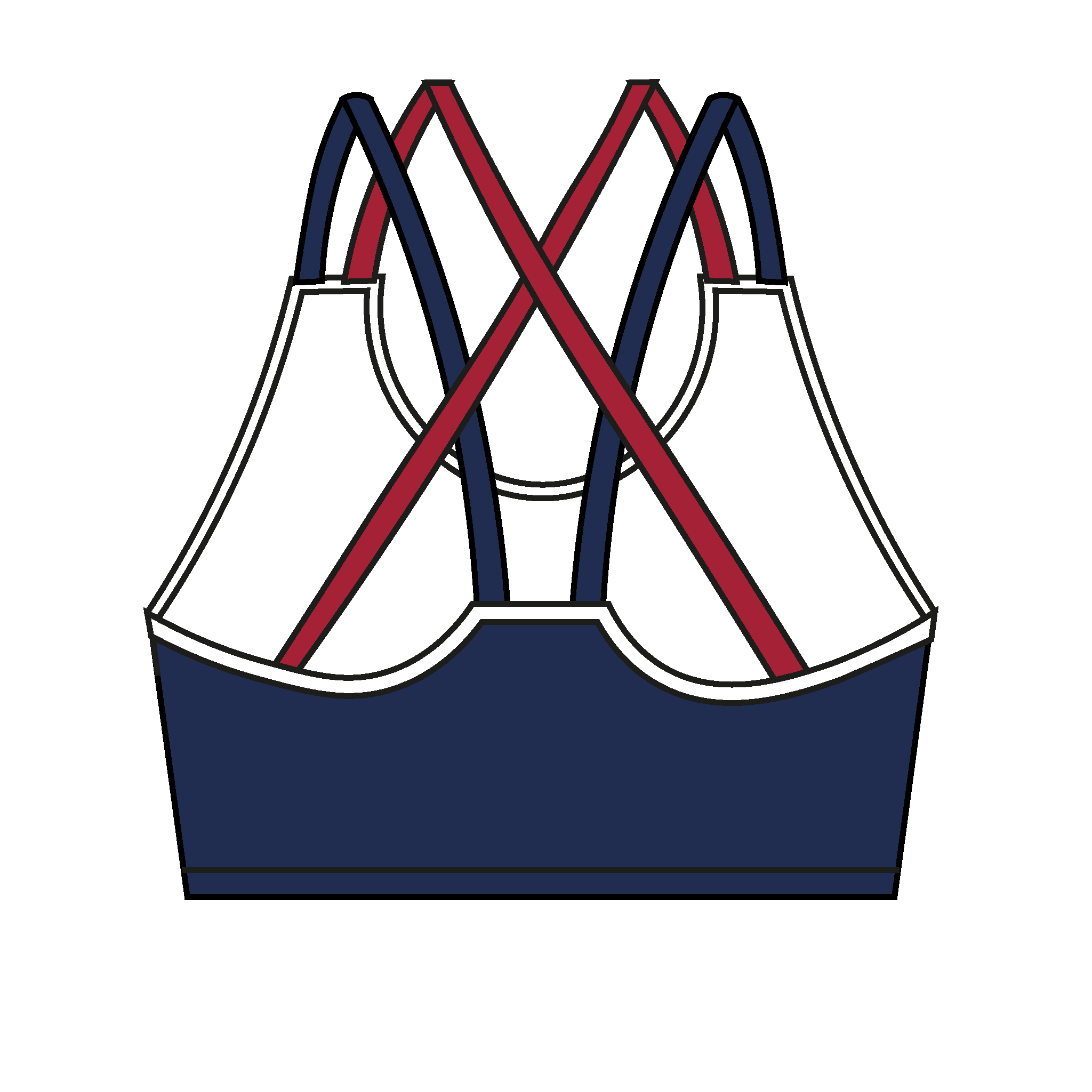 Sidney Sussex College BC Strappy Sports Bra 2