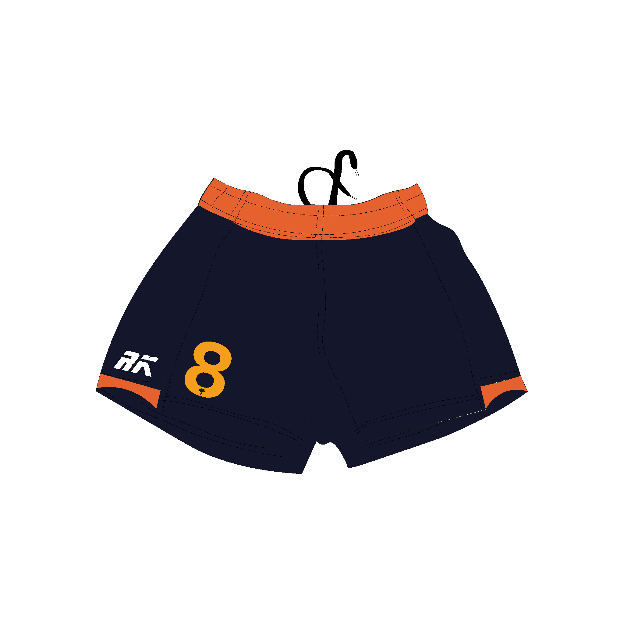 Tropics 7s Rugby Playing Shorts