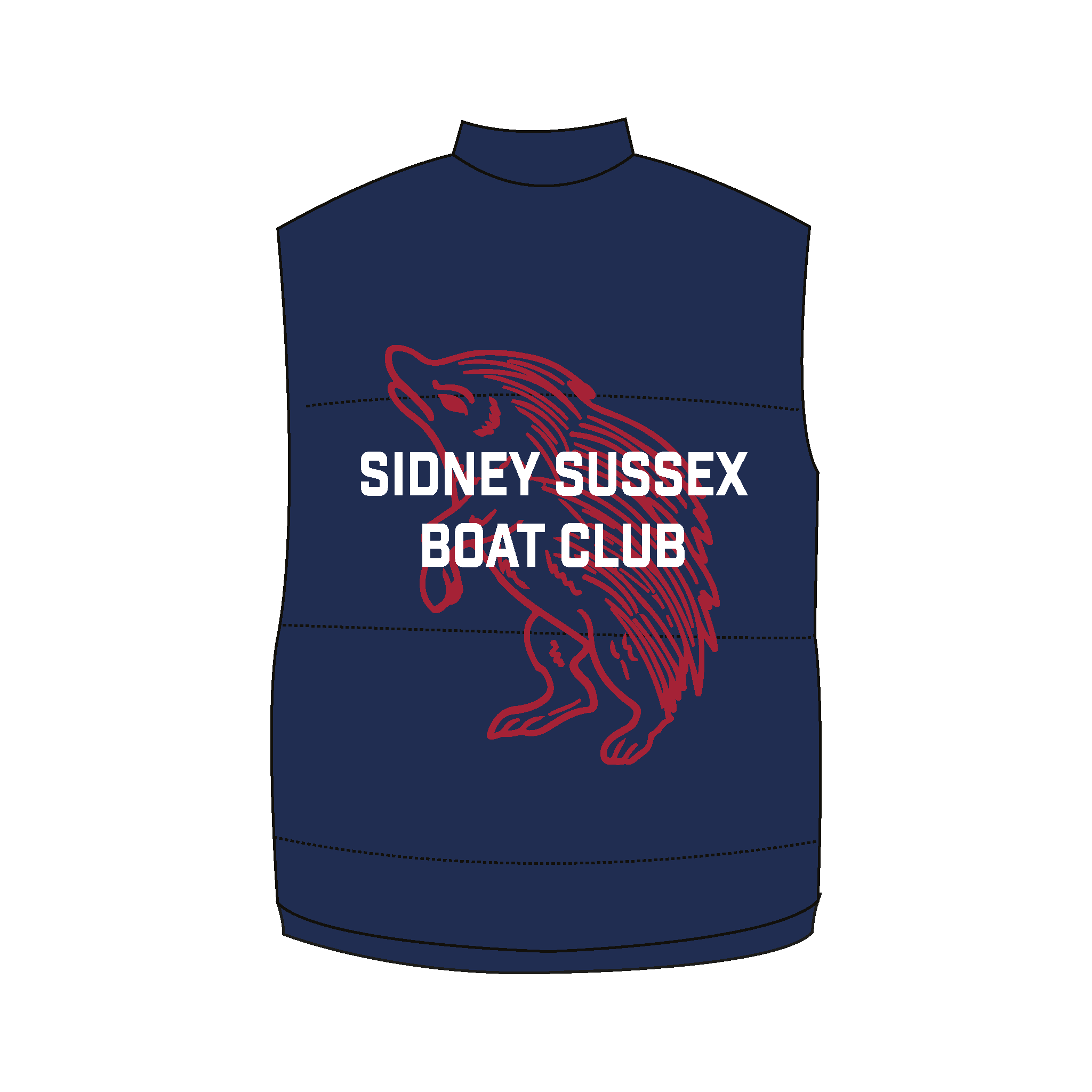 Sidney Sussex College BC Puffa Gilet