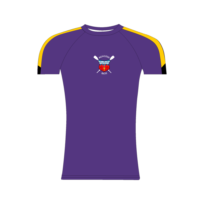 Minerva Bath RC Purple Short Sleeve Base-Layer