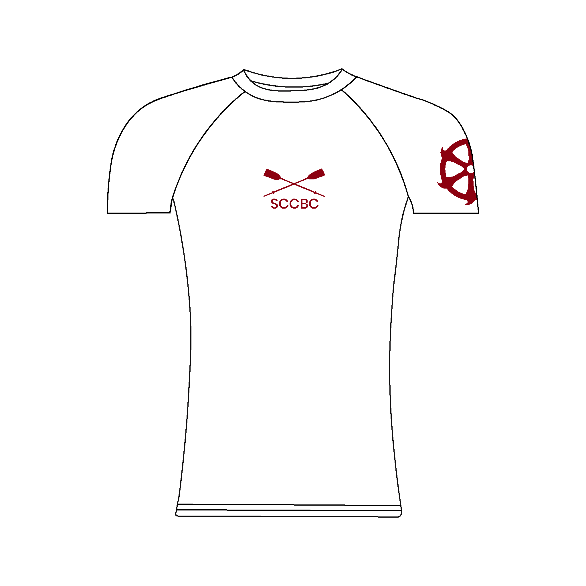 St Catherine's College BC Short Sleeve Base-Layer - 2