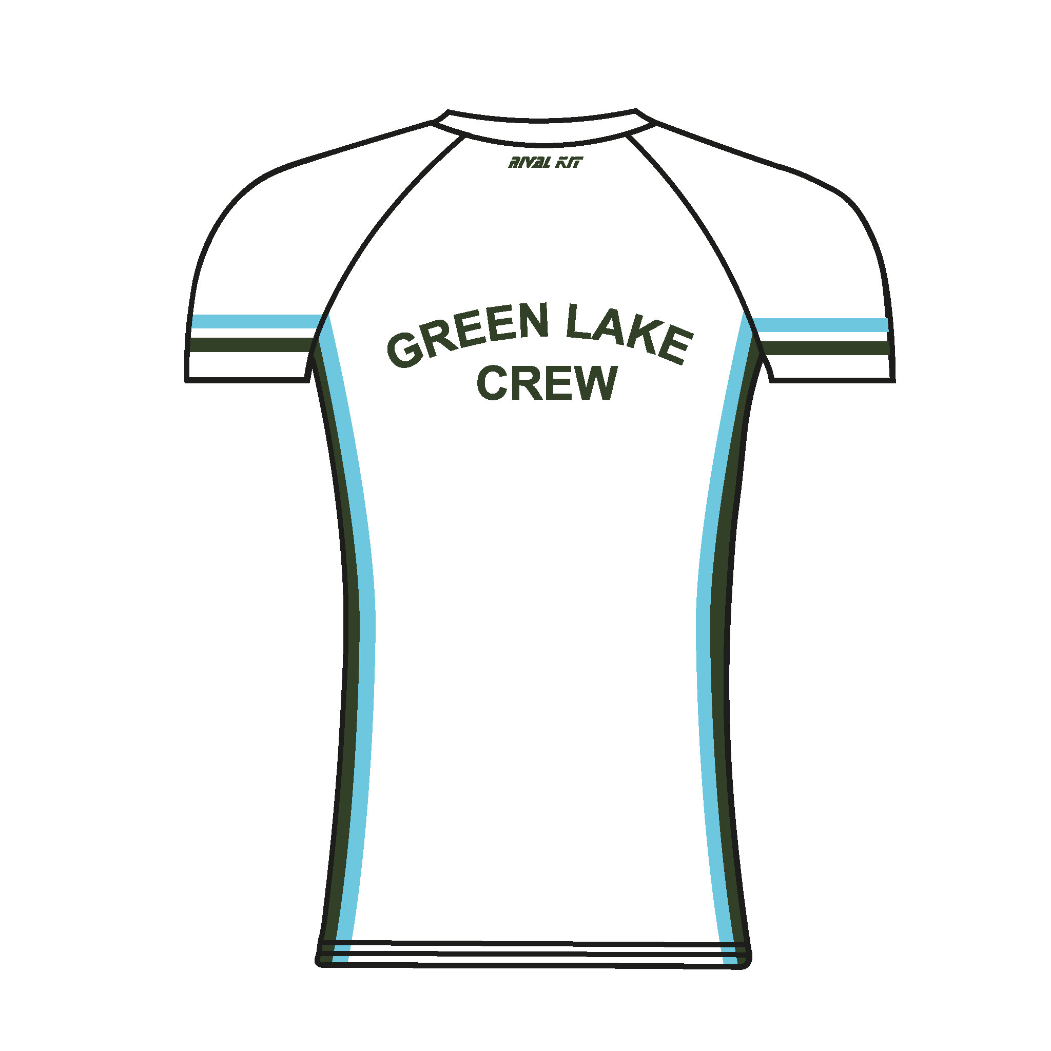 Green Lake Crew Short Sleeve Base-Layer