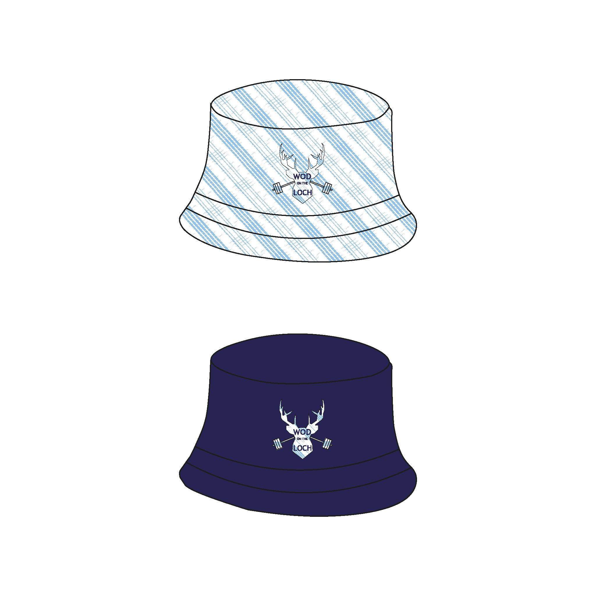 WOD on the Loch Reversible Bucket Hat