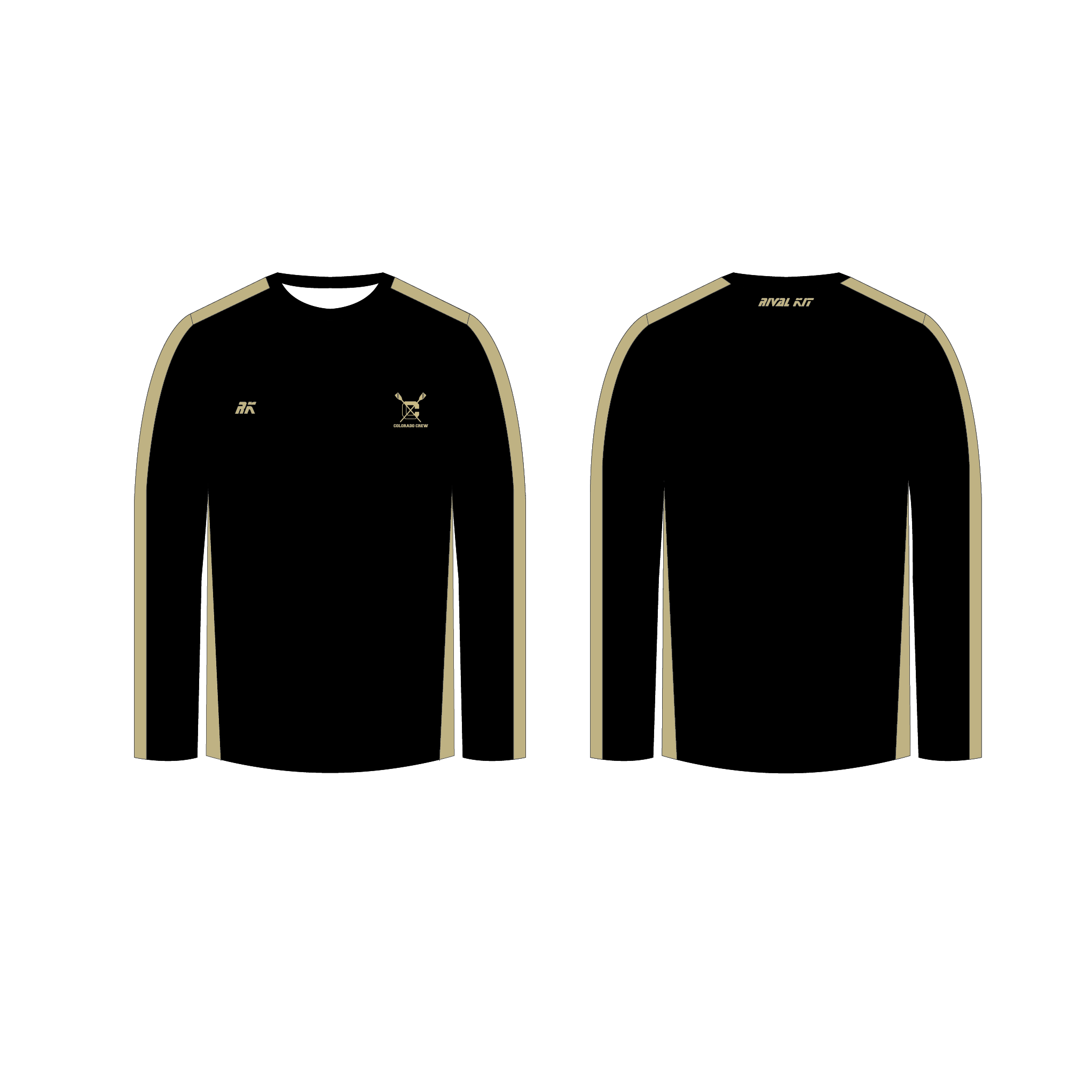 COLORADO CREW 201 Long Sleeve Gym T-Shirt