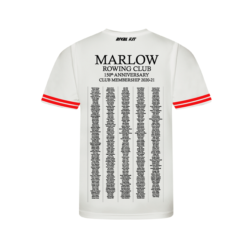 MARLOW ROWING CLUB 150TH Gym T-shirt