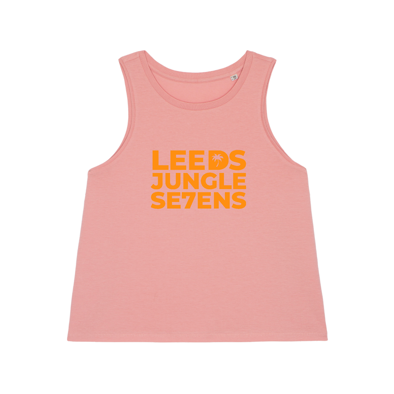Leeds Jungle 7s Event Crop Vest Dusty Pink