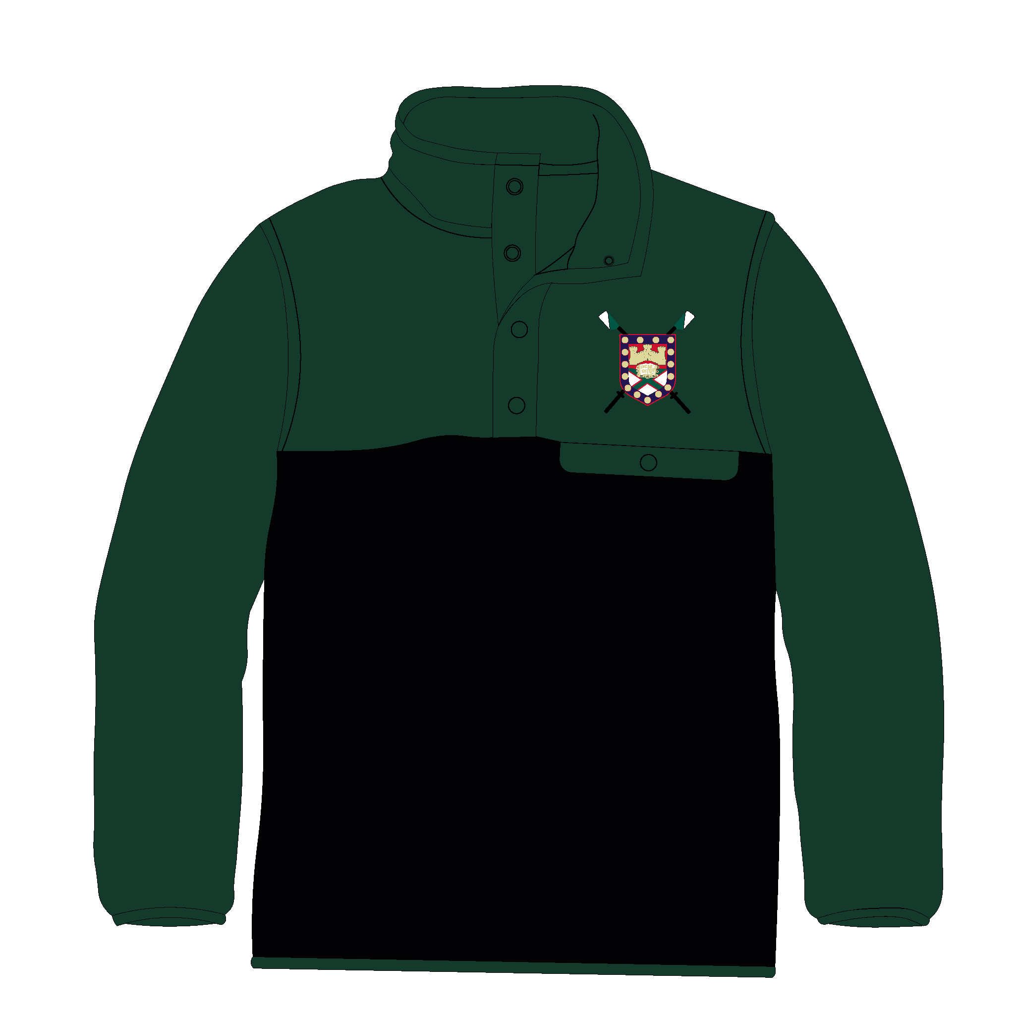 Exeter Uni BC Pocket Fleece