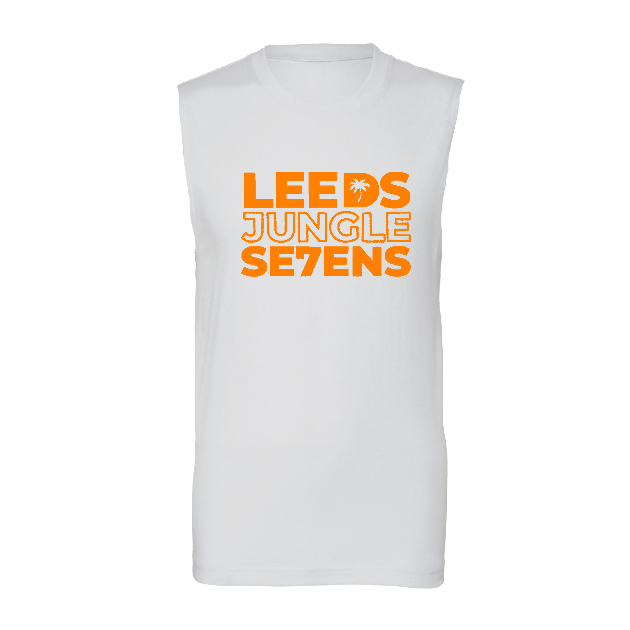 Leeds Jungle 7s Sleeveless T White