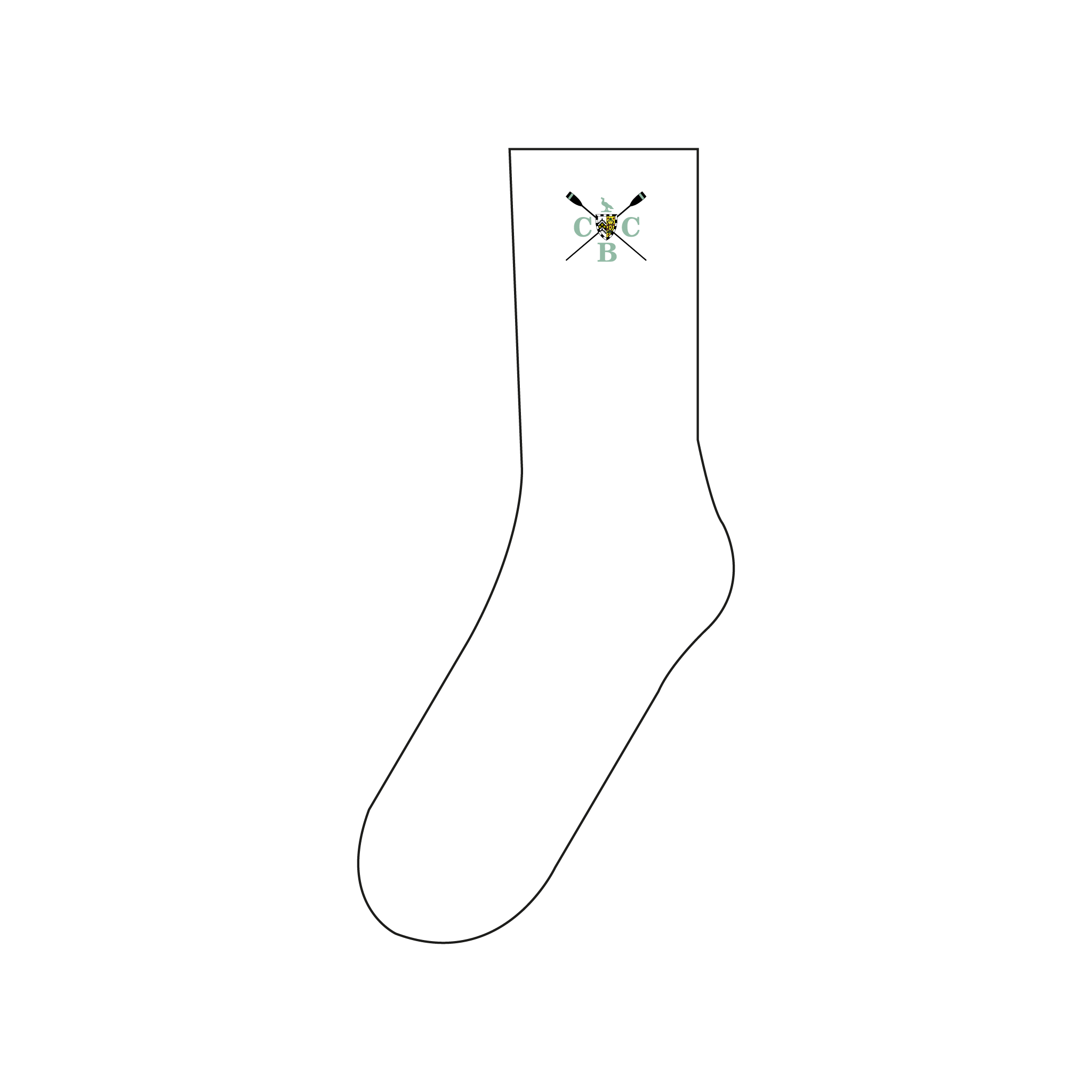 Caius Boat Club Socks