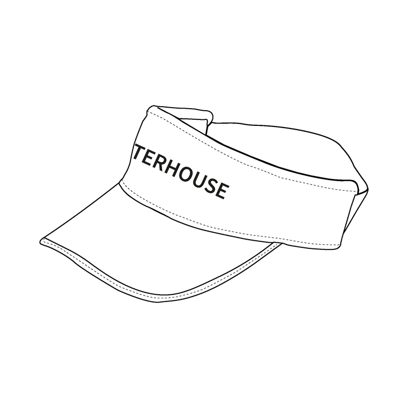Peterhouse Boat Club White Visor