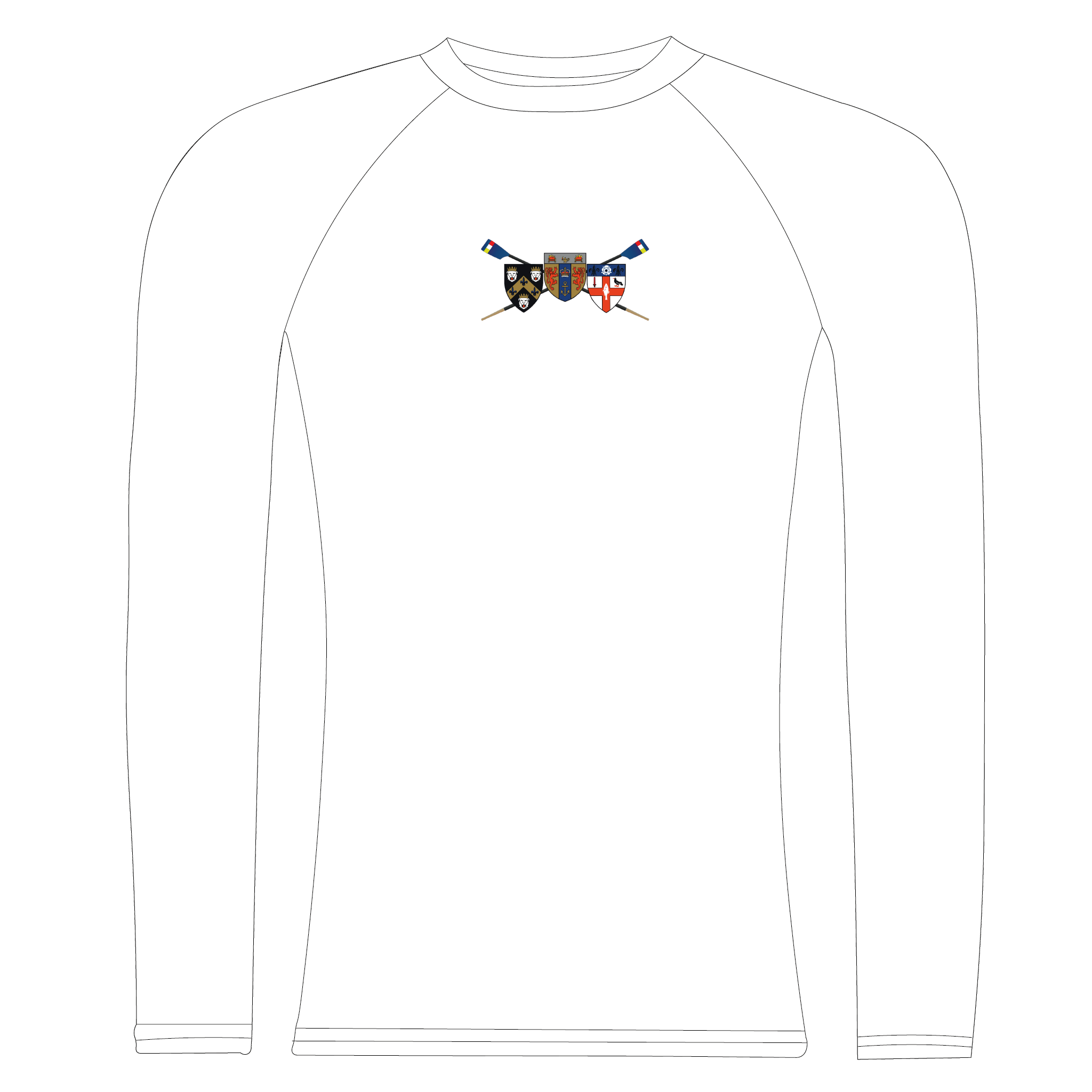 King's College London BC White Long Sleeve Baselayer
