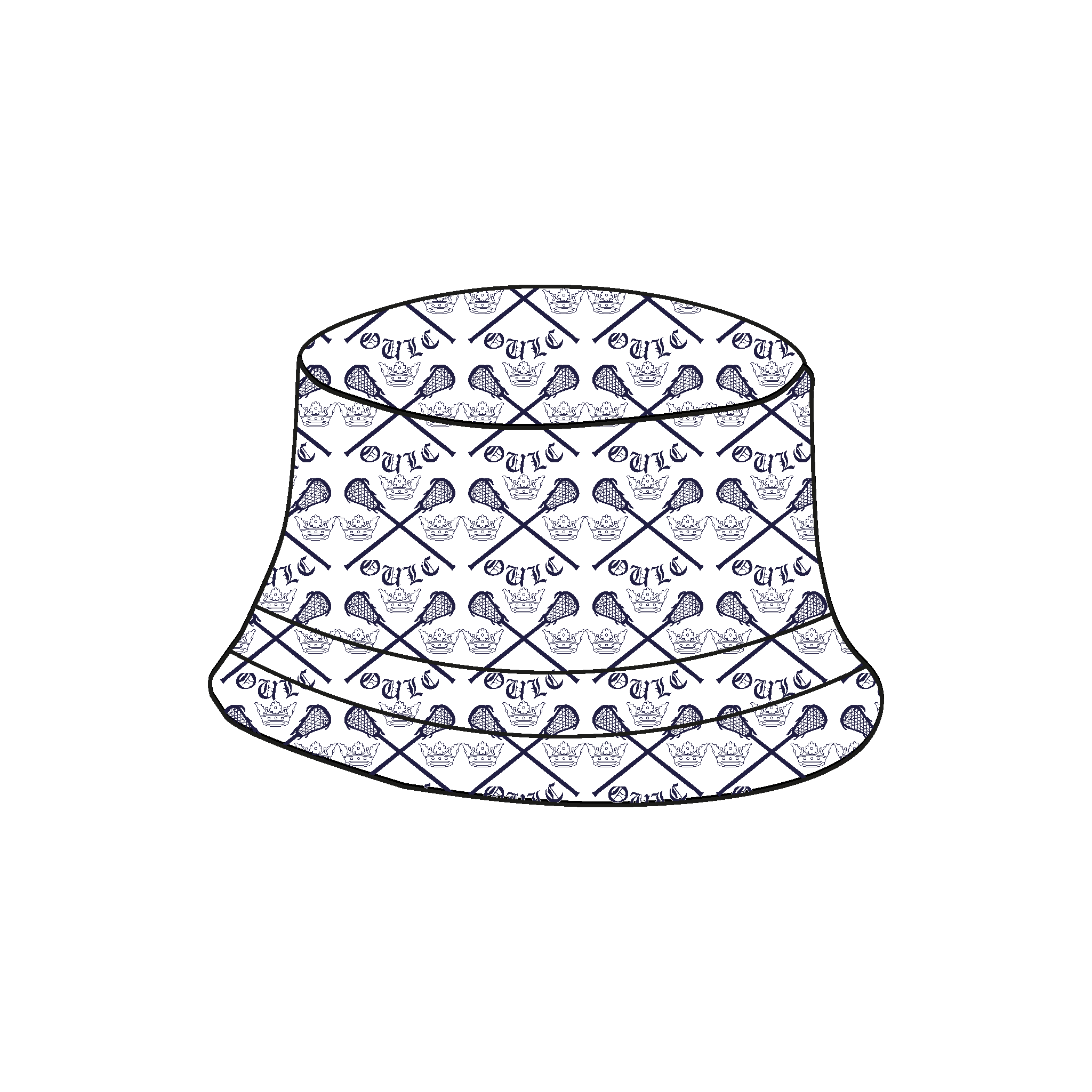 Oxford University Lacrosse Club Reversible Bucket Hat