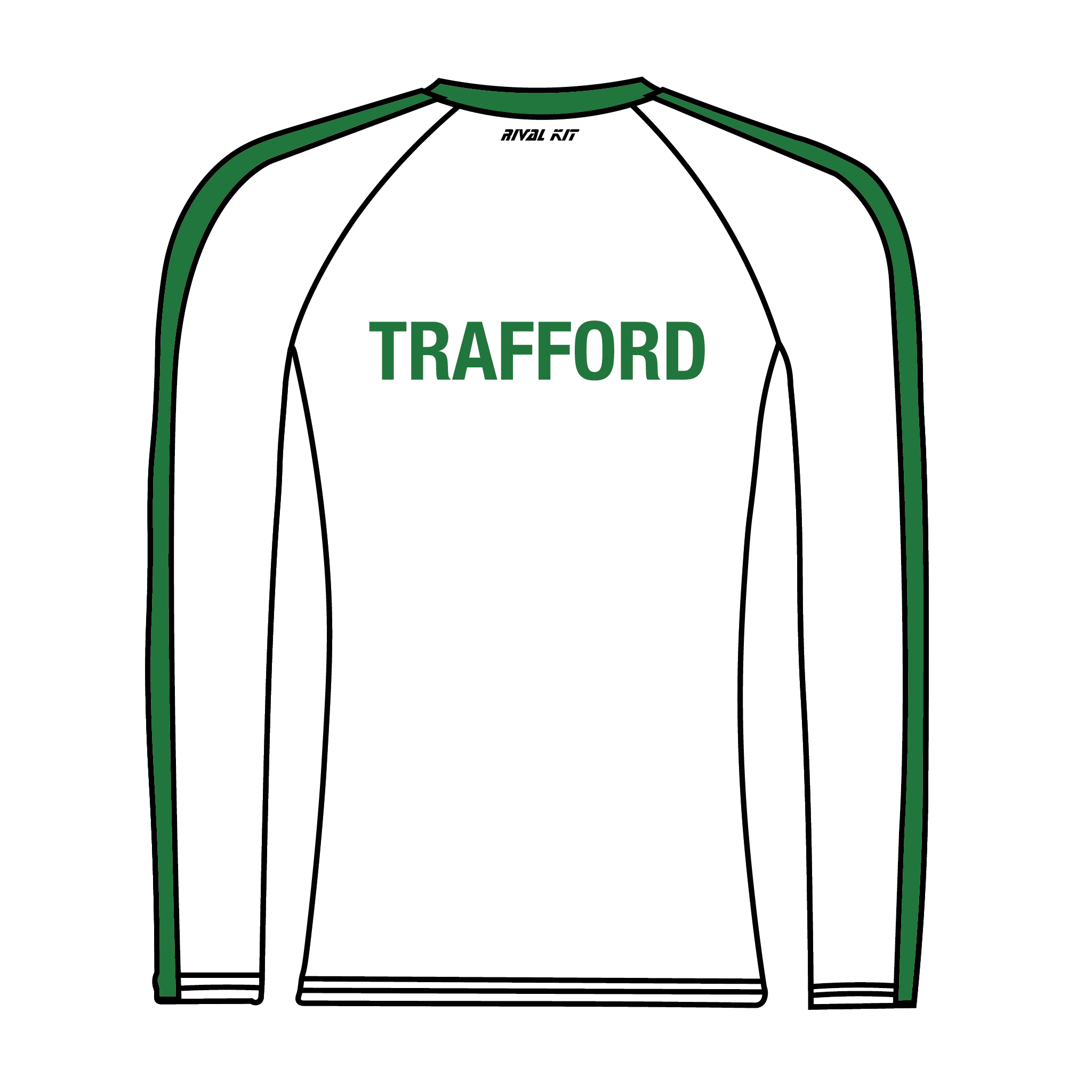 Trafford Rowing Club White Long Sleeve Base Layer