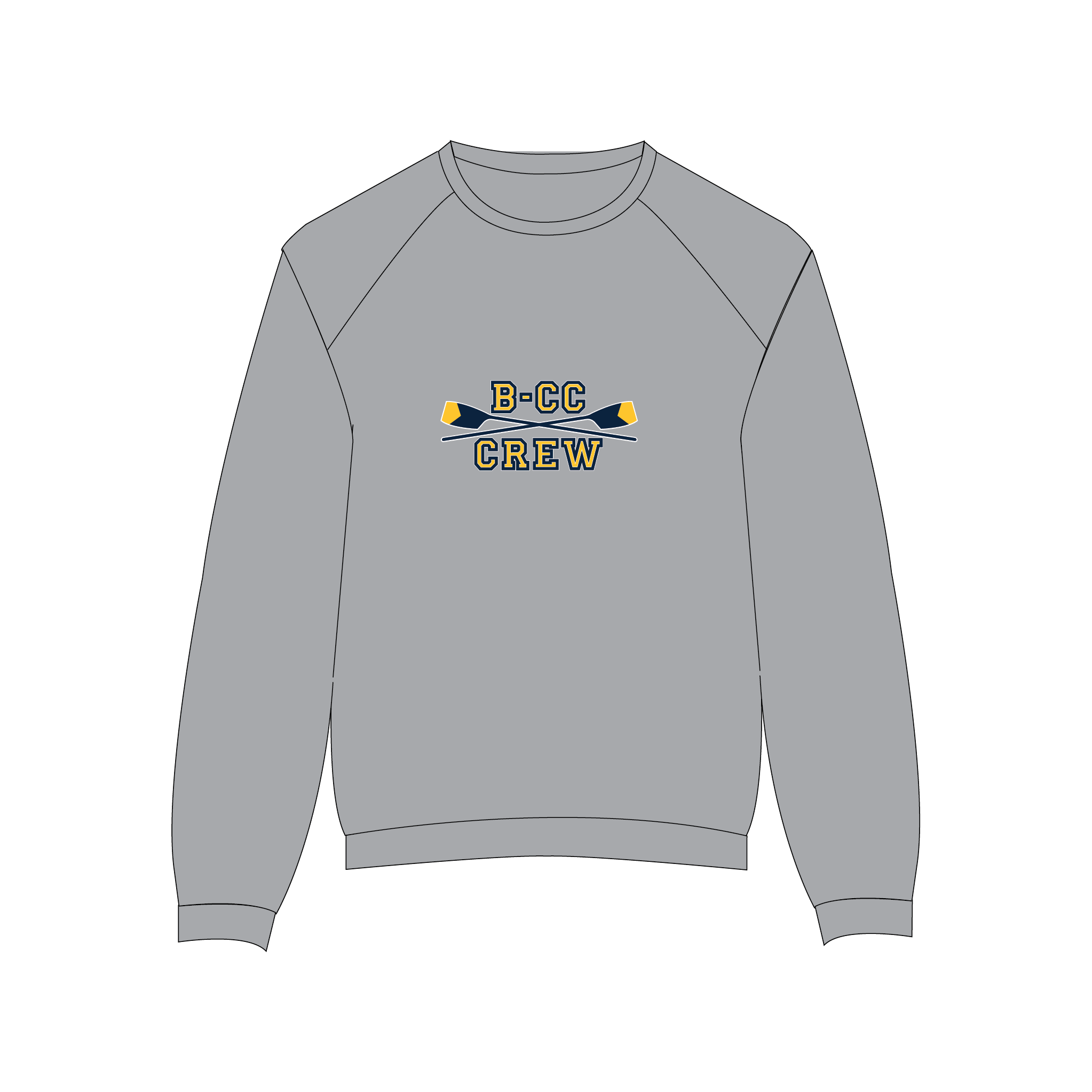 B-CC Crew Grey Sweatshirt