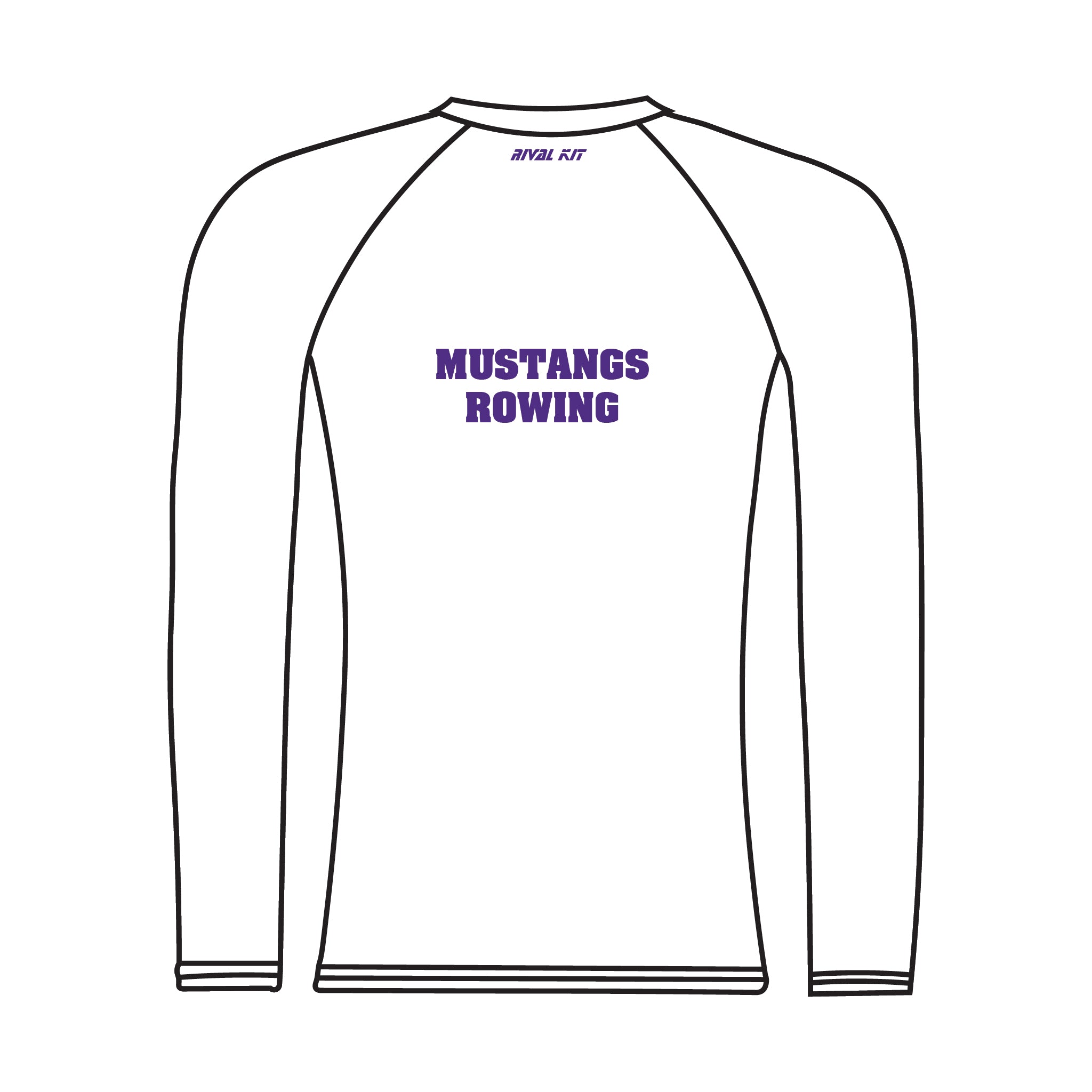 University of Western Ontario Rowing Long Sleeve Base Layer