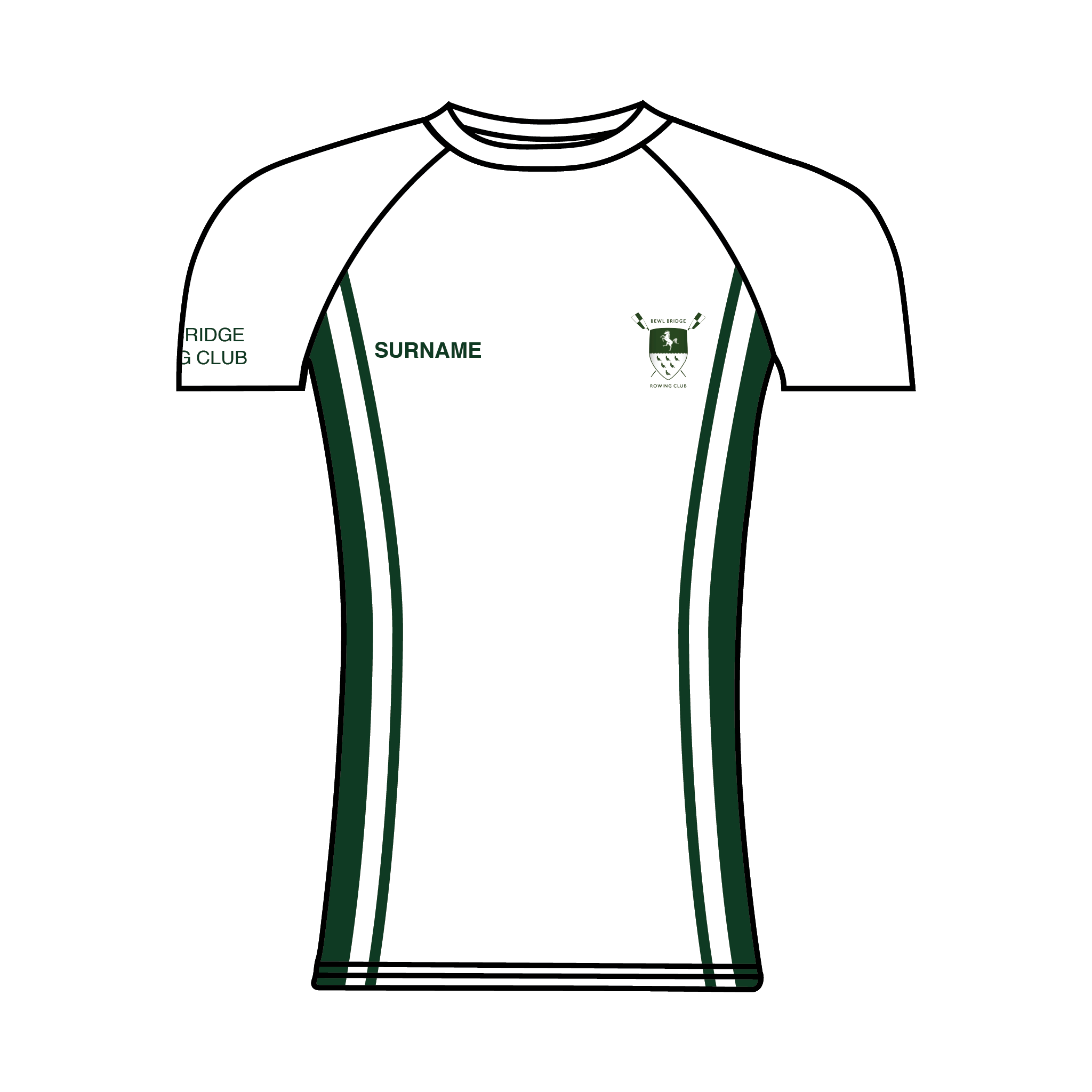 BBRC TRAINING SHORT SLEEVE WHITE BASE-LAYER