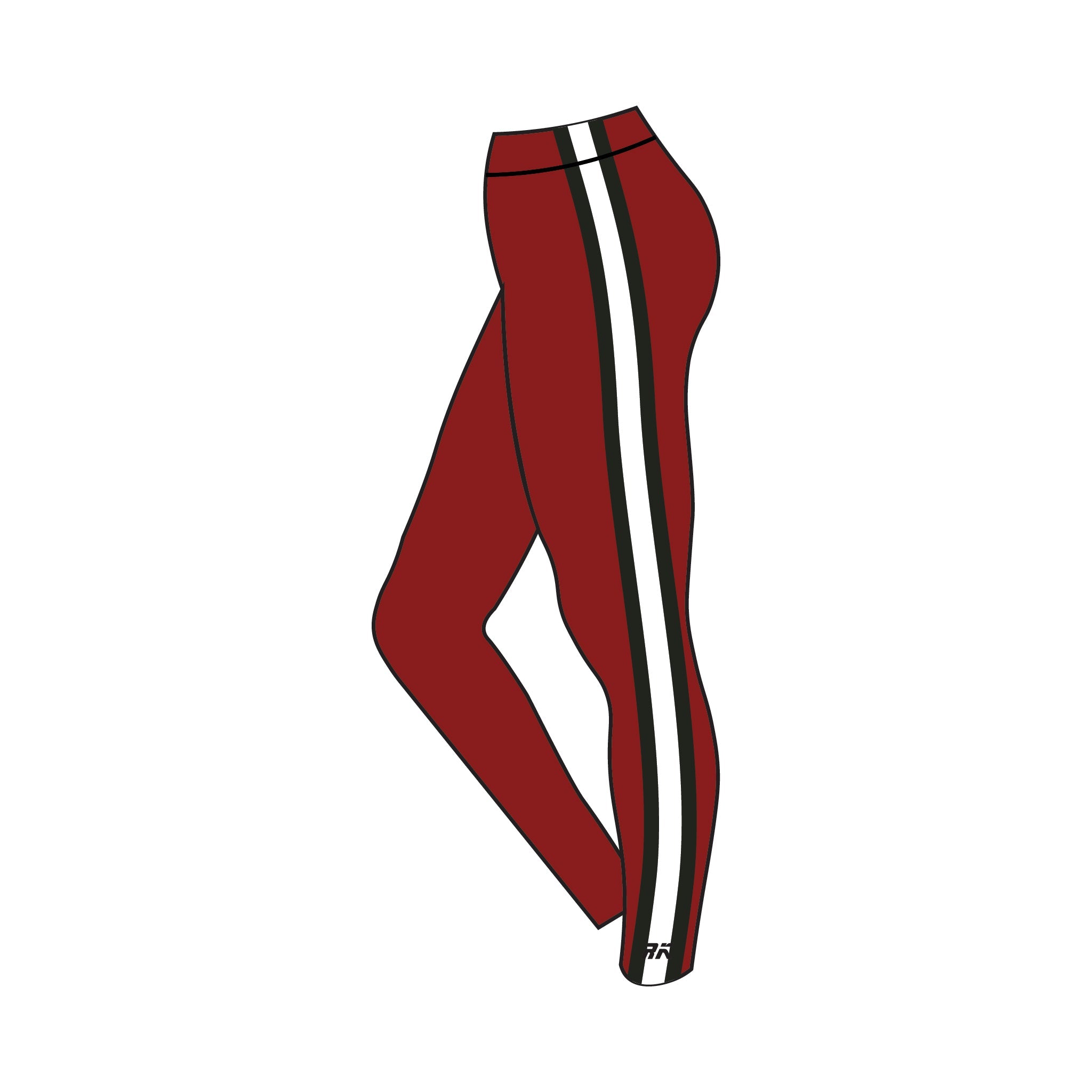 University of Massachusetts Men's Rowing Leggings 2