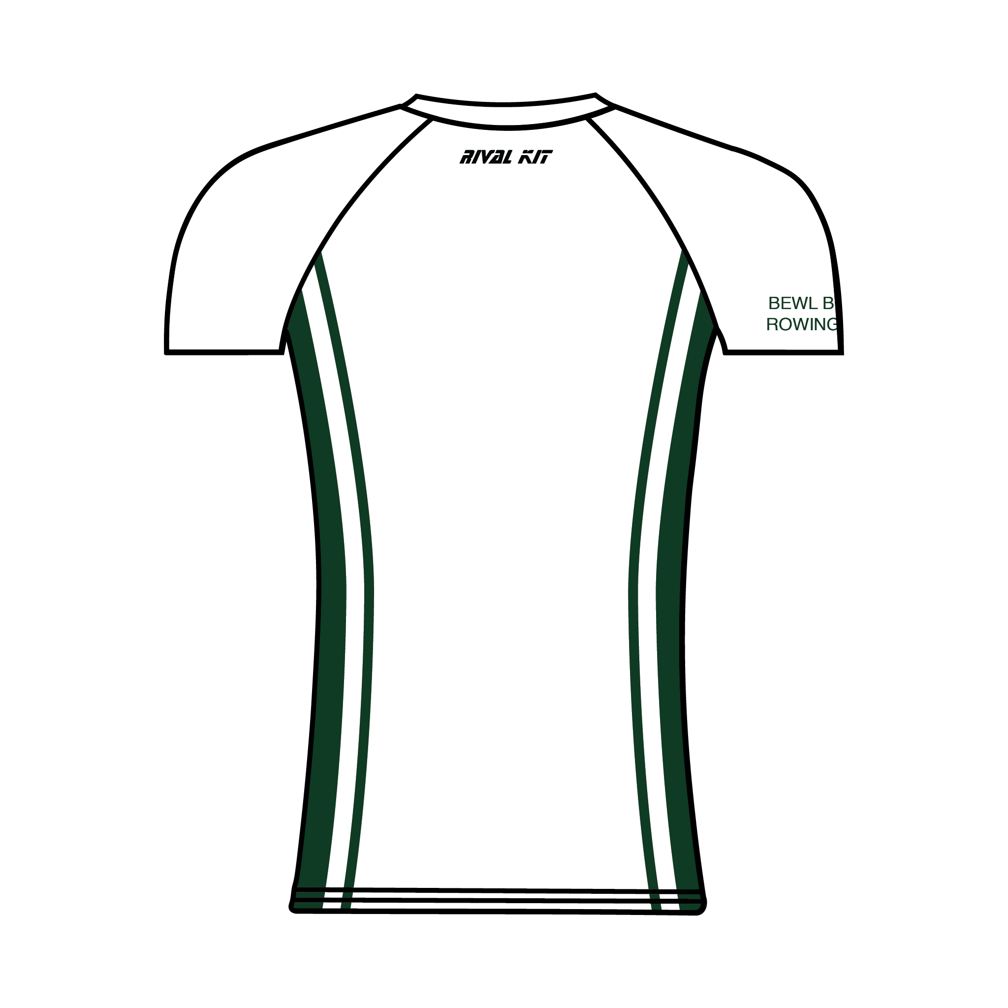 BBRC TRAINING SHORT SLEEVE WHITE BASE-LAYER