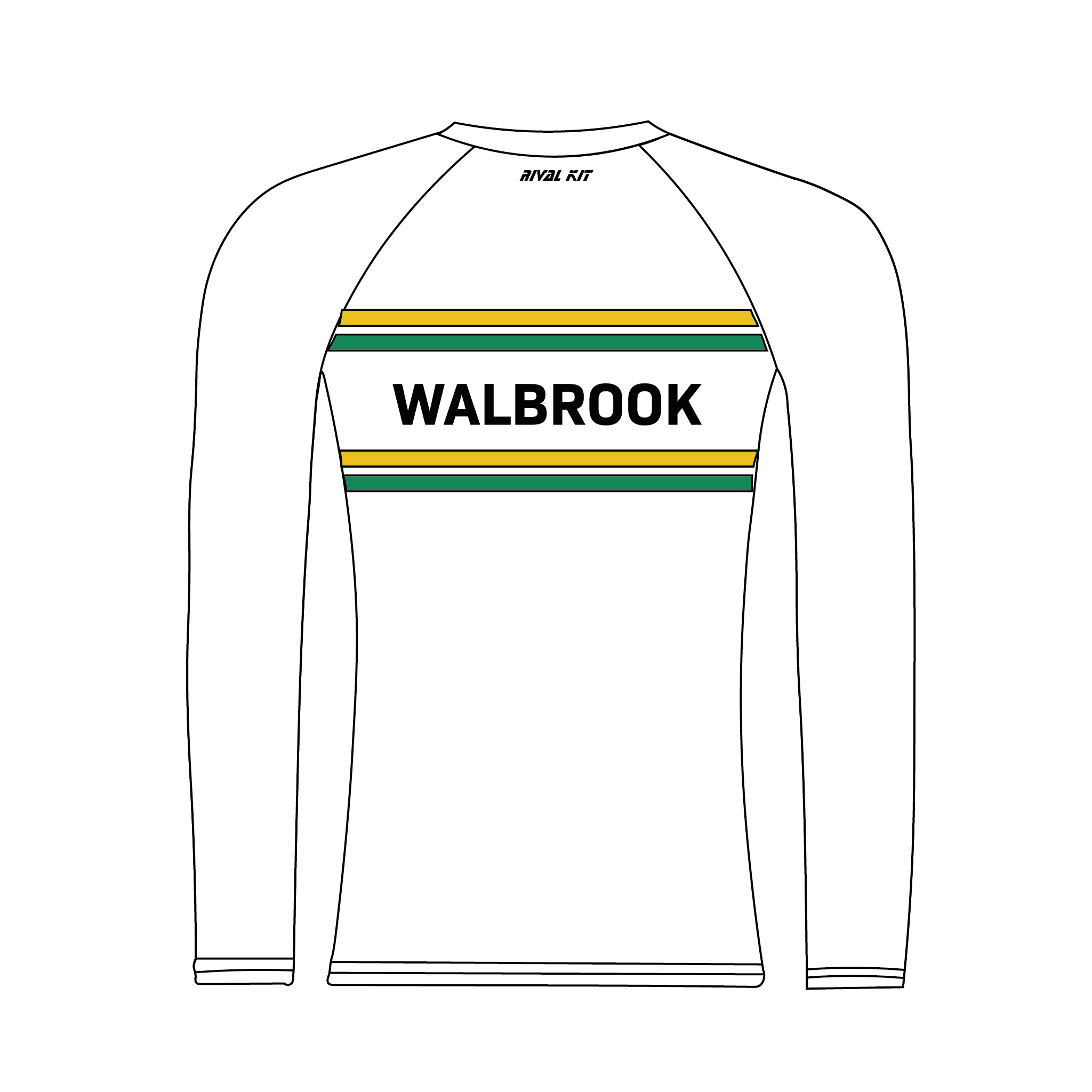 Walbrook RC White Training Long Sleeve Base Layer