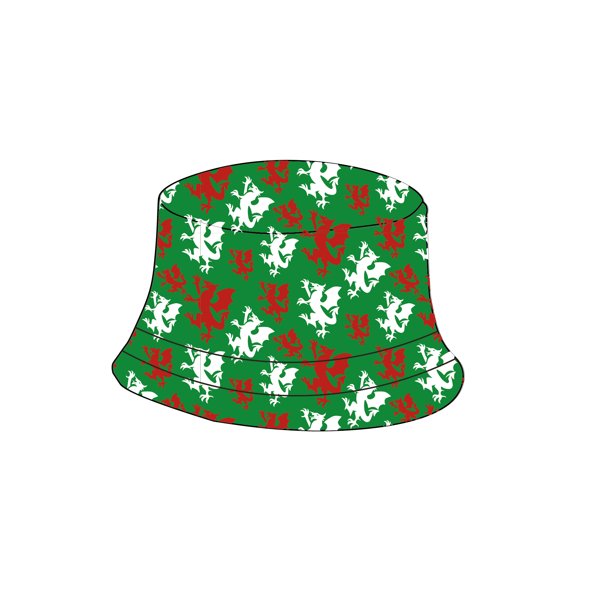 Aberystwyth University Boat Club Reversible Bucket Hat