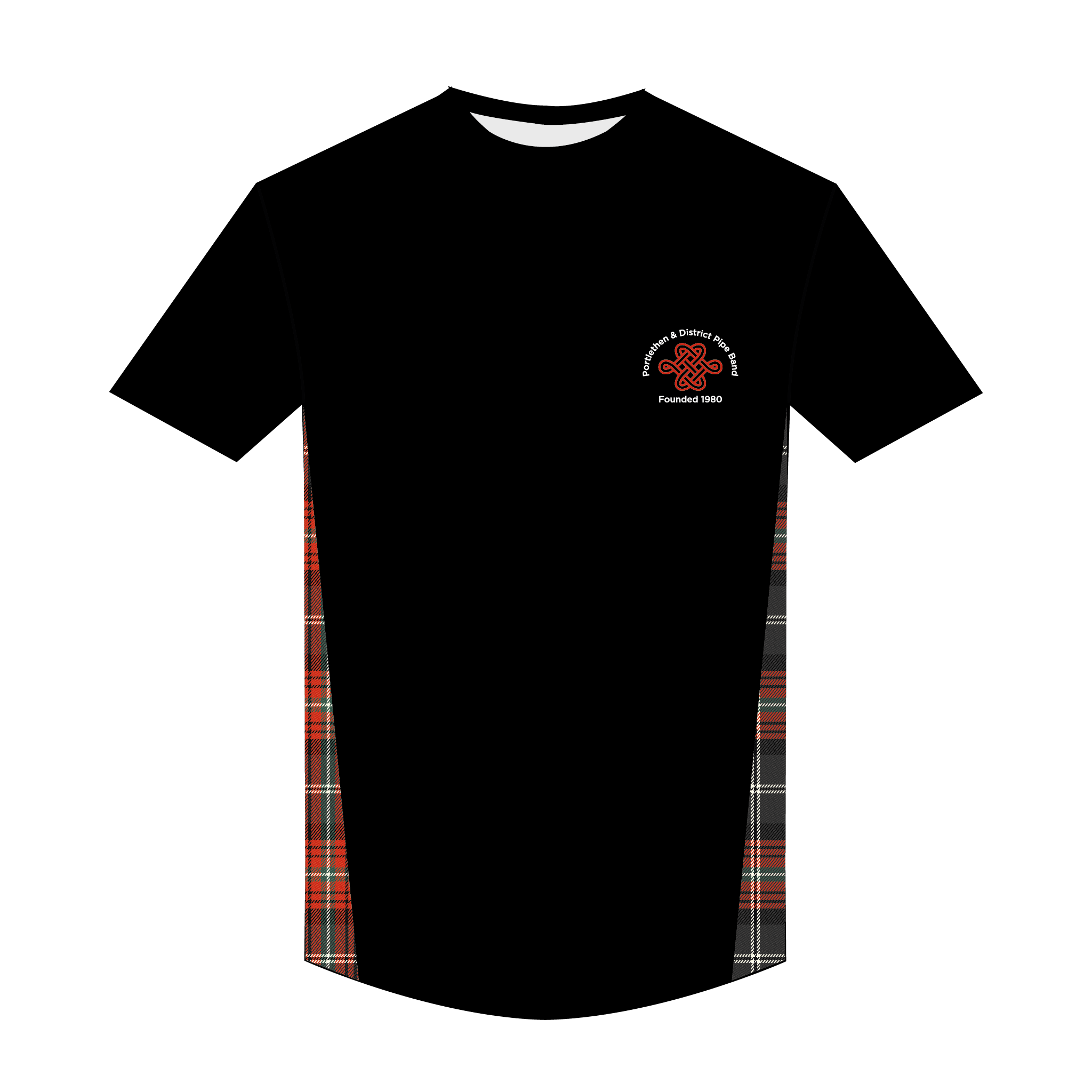 Portelthen & District Pipe Band Gym T-Shirt