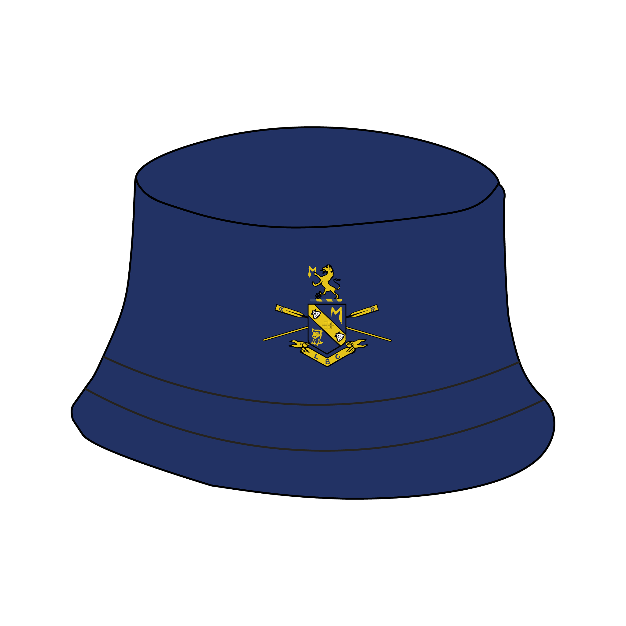 Loughborough Boat Club Reversible Bucket Hat