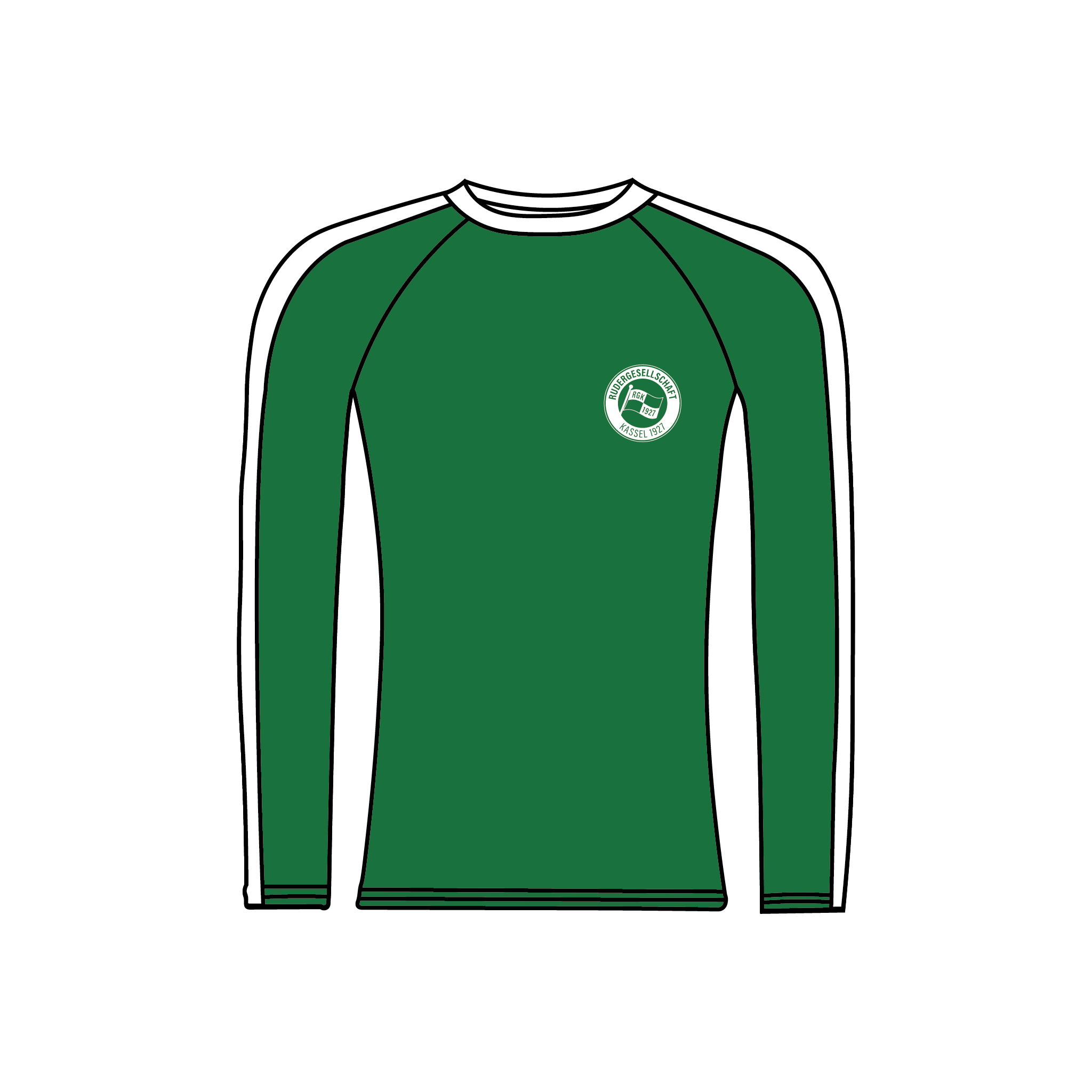 Rudergesellschaft Kassel 1927 Long Sleeve Green Baselayer