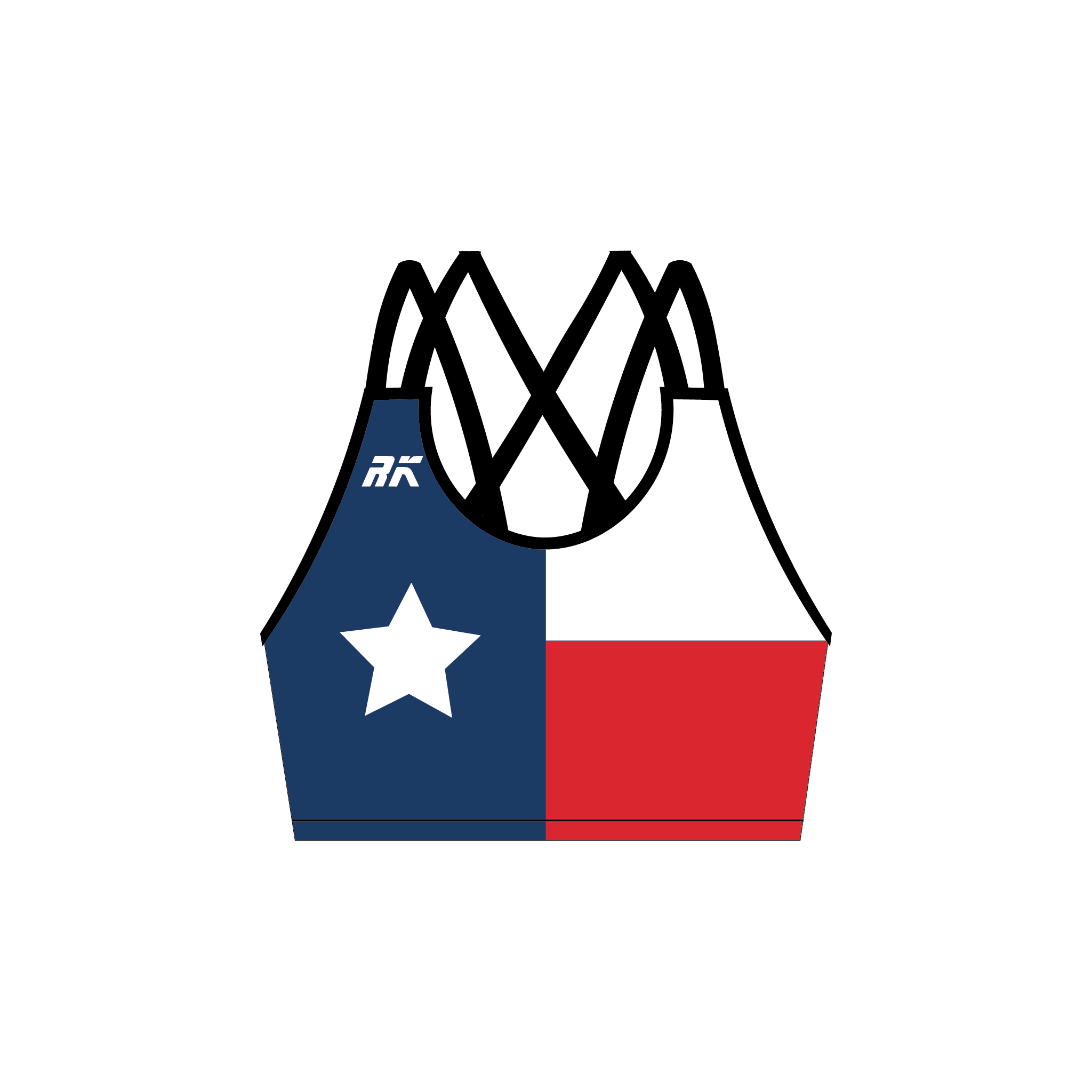 Texas Rowing Center Sports Bra