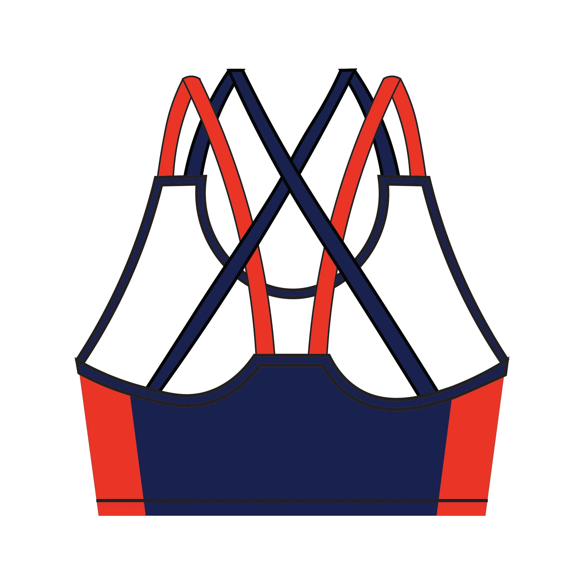 Ann Arbor Strappy Sports Bra