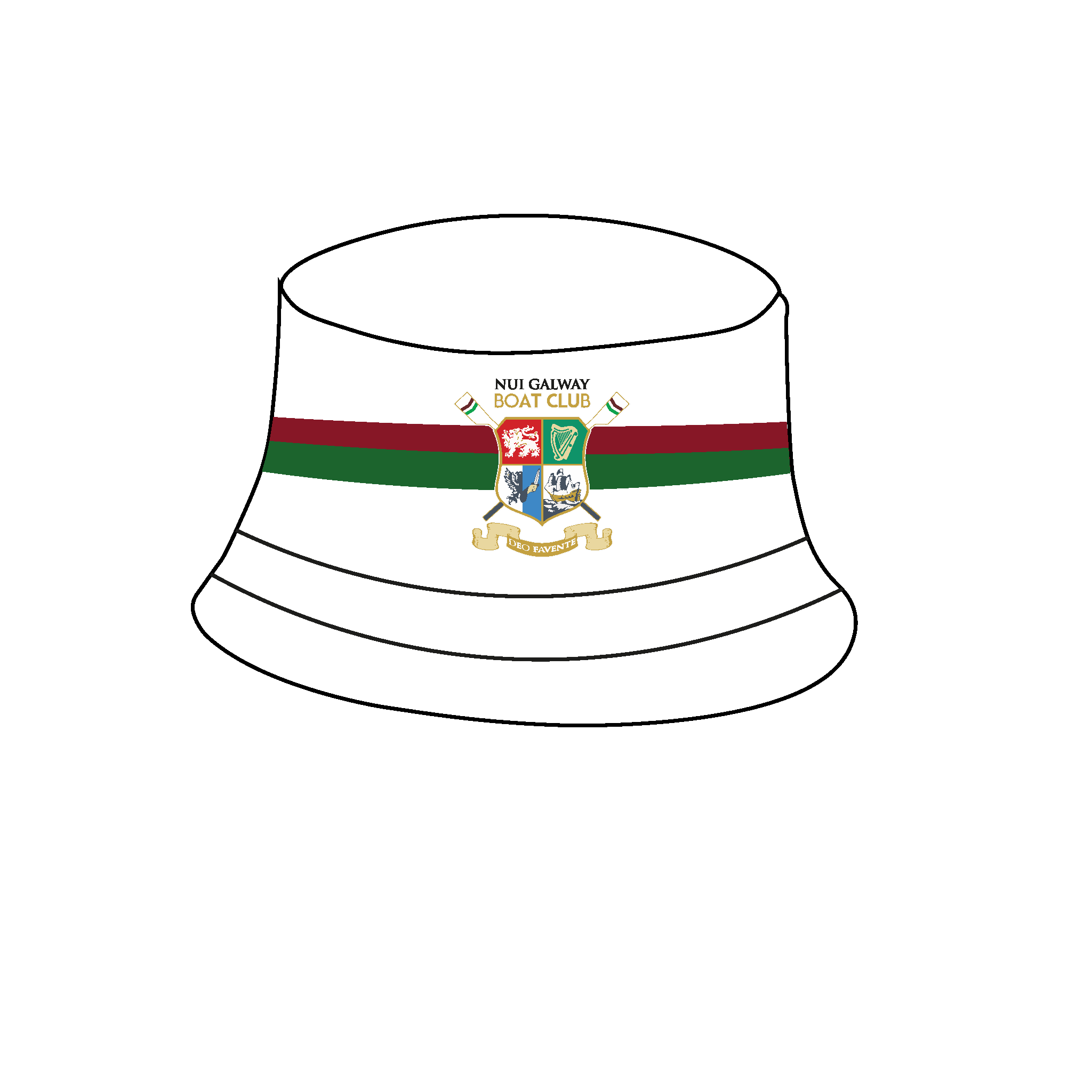 NUIG Boat Club Reversible Bucket Hat
