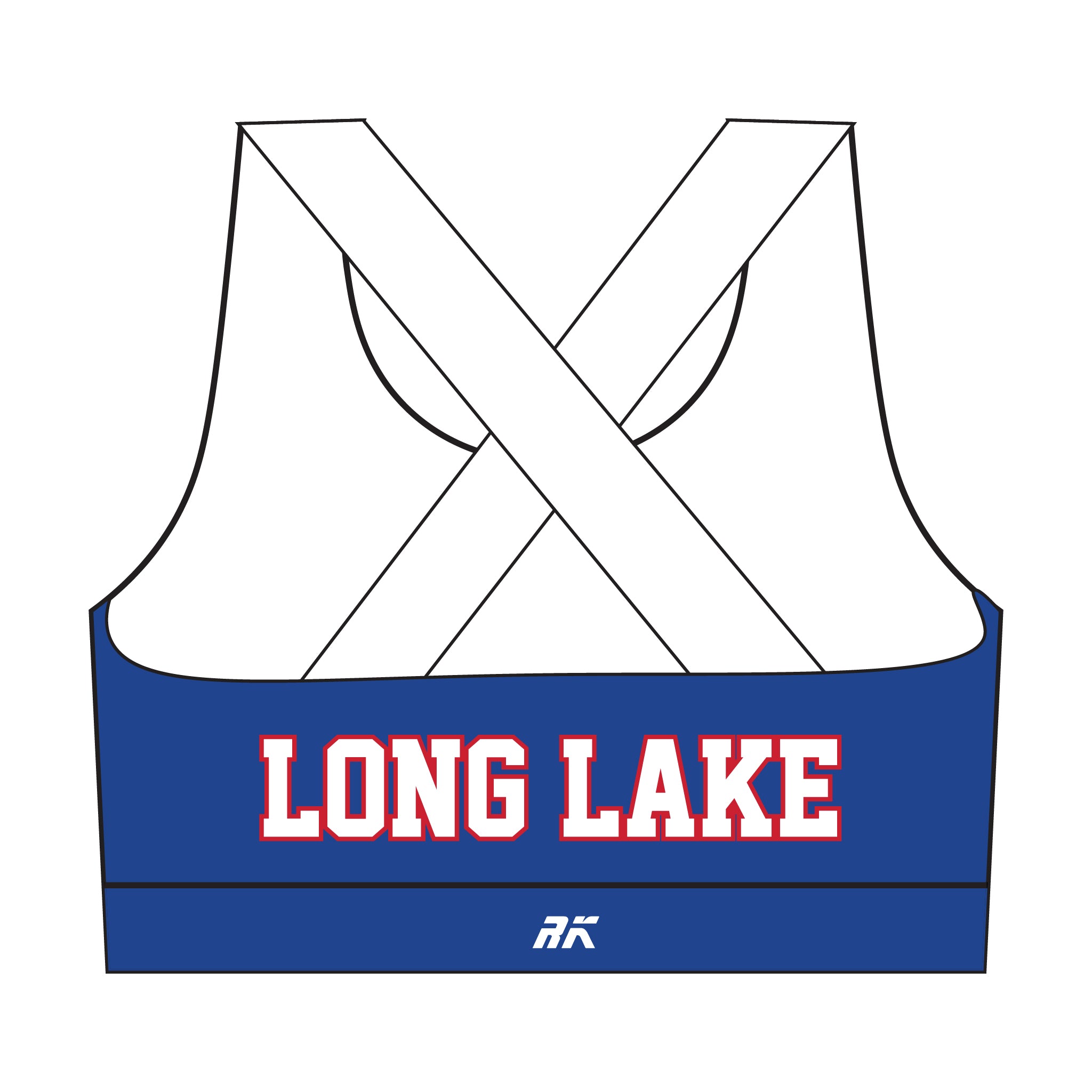 Long Lake Rowing Crew Sports Bra