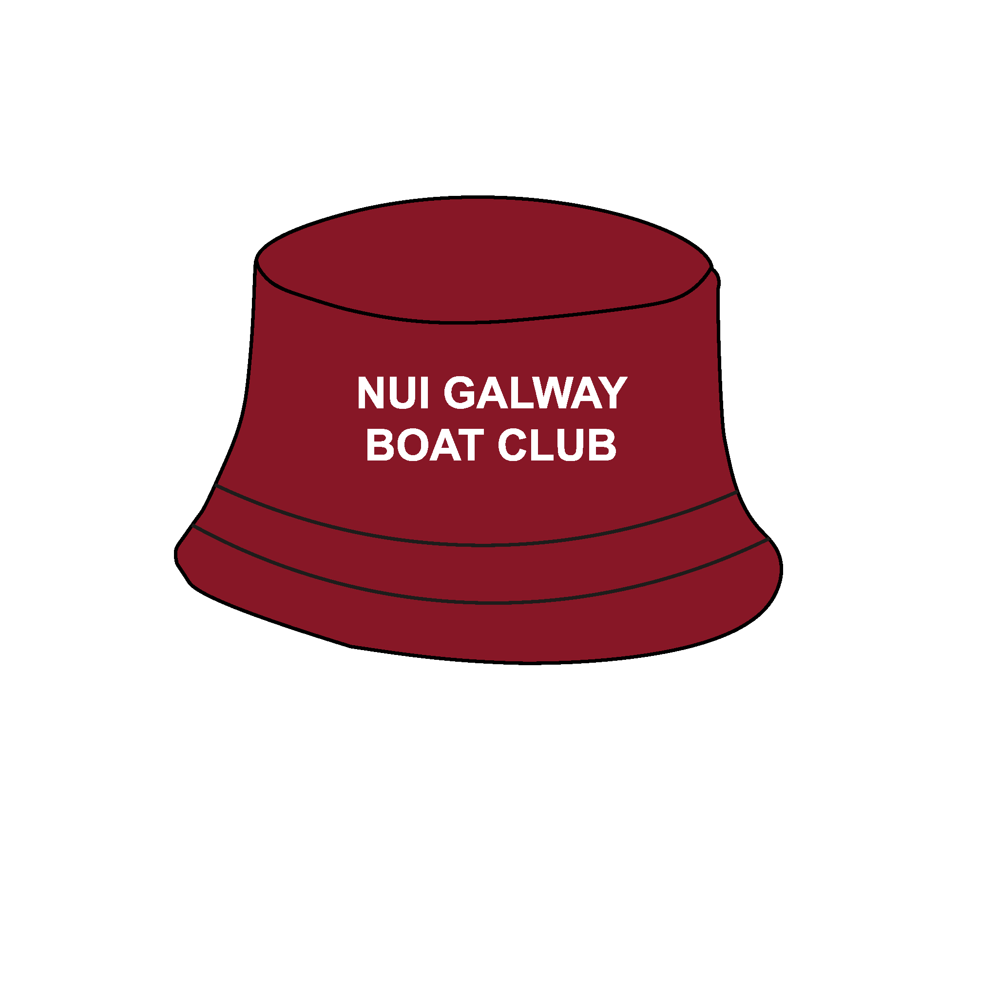 NUIG Boat Club Reversible Bucket Hat