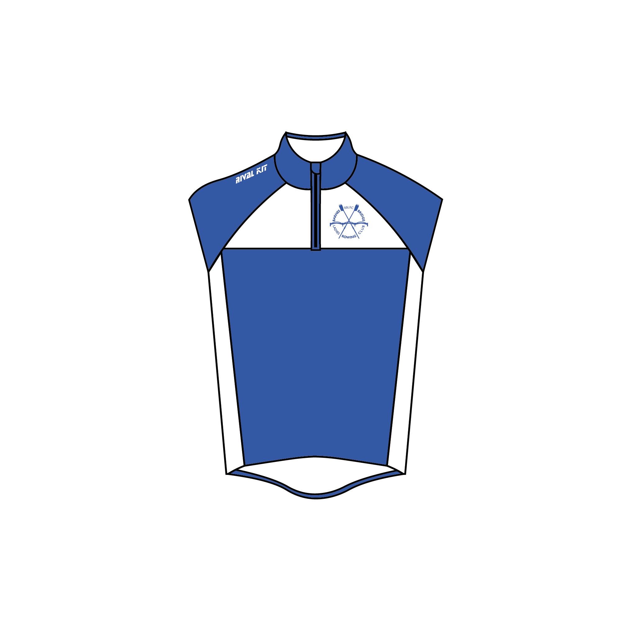 Barnes Bridge Ladies RC Gilet