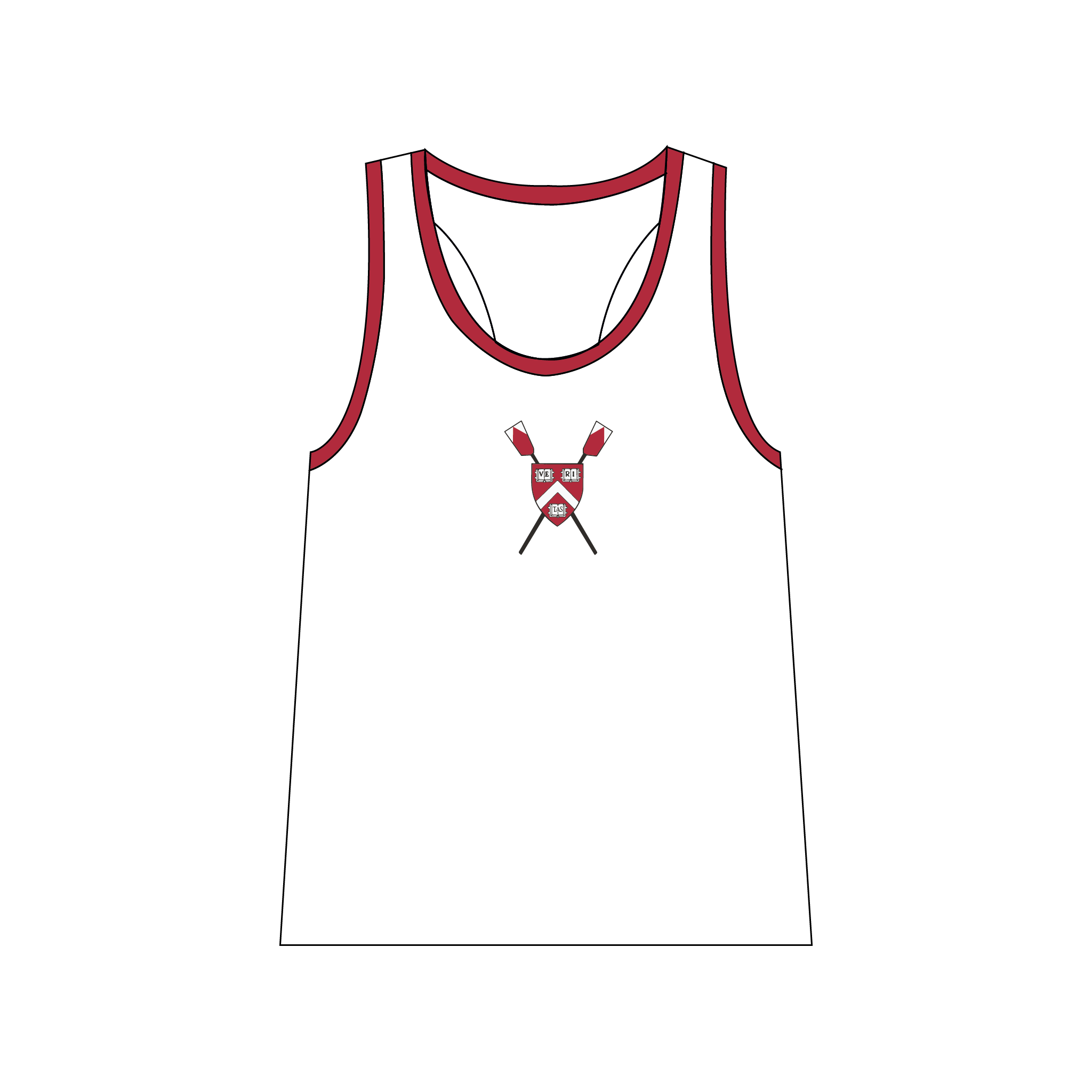 Harvard Men's Lightweight Crew White Gym Vest – Rivalkit USA