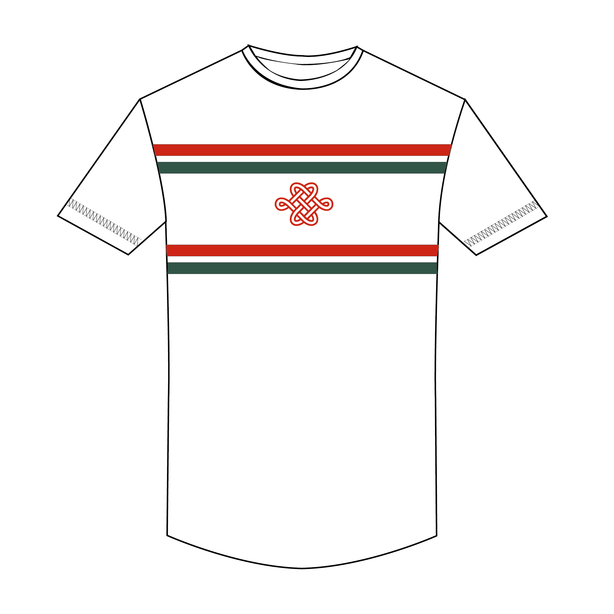 Portelthen & District Pipe Band White Gym T-Shirt