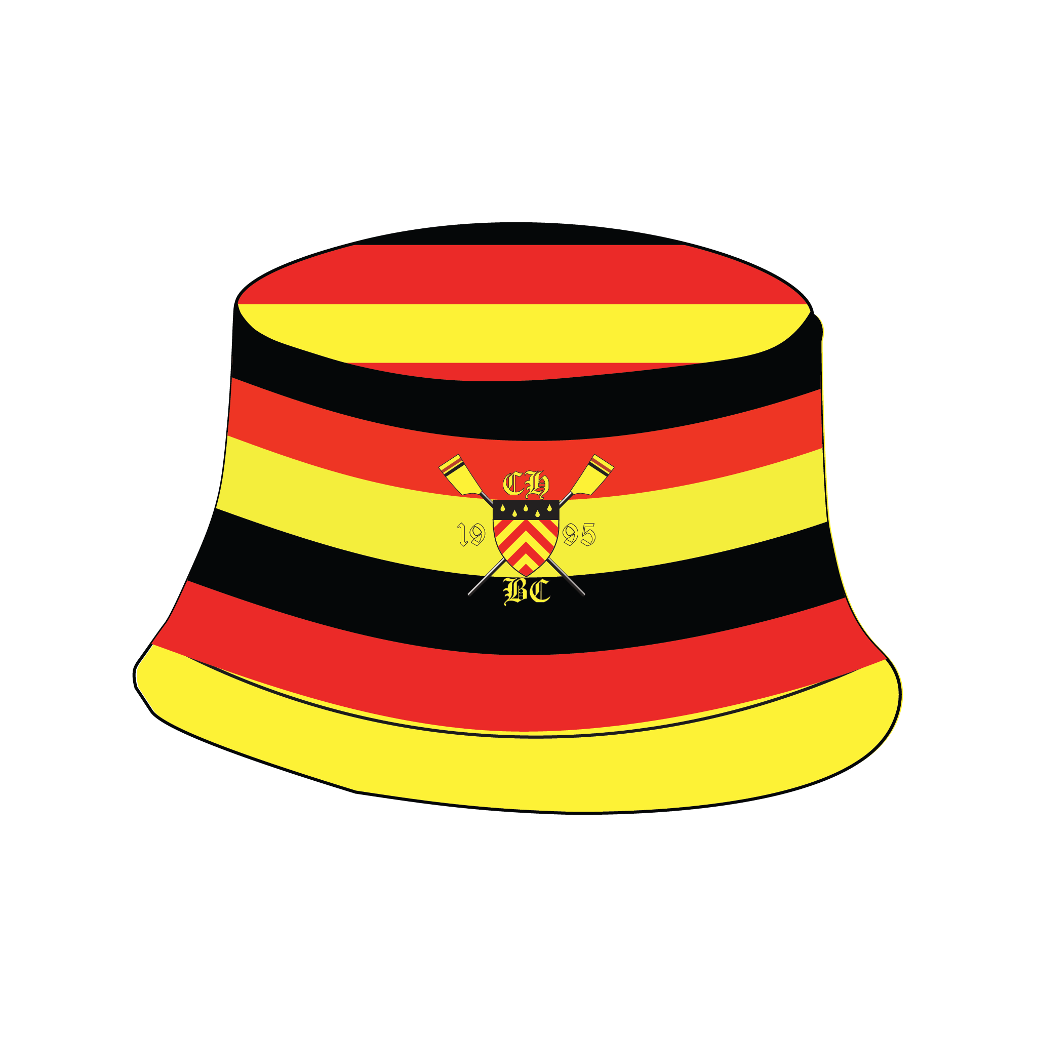 Clare Hall Boat Club  Reversible Bucket Hat