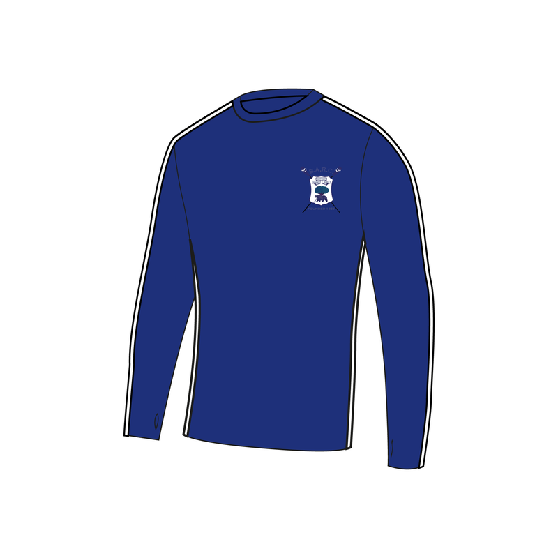 Berwick ARC Blue Bespoke Long Sleeve Gym T-Shirt