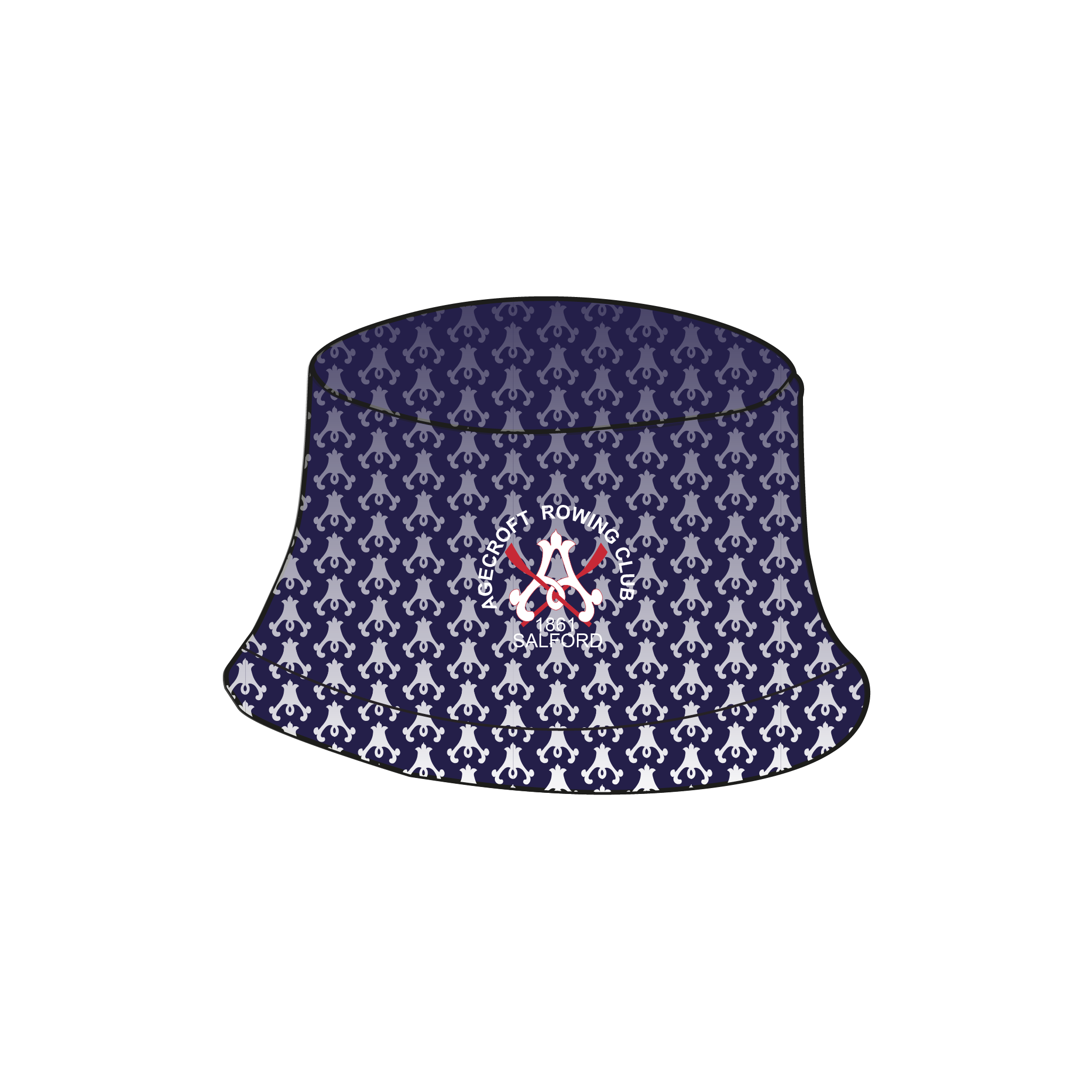 Agecroft Rowing Club Reversible Bucket Hat