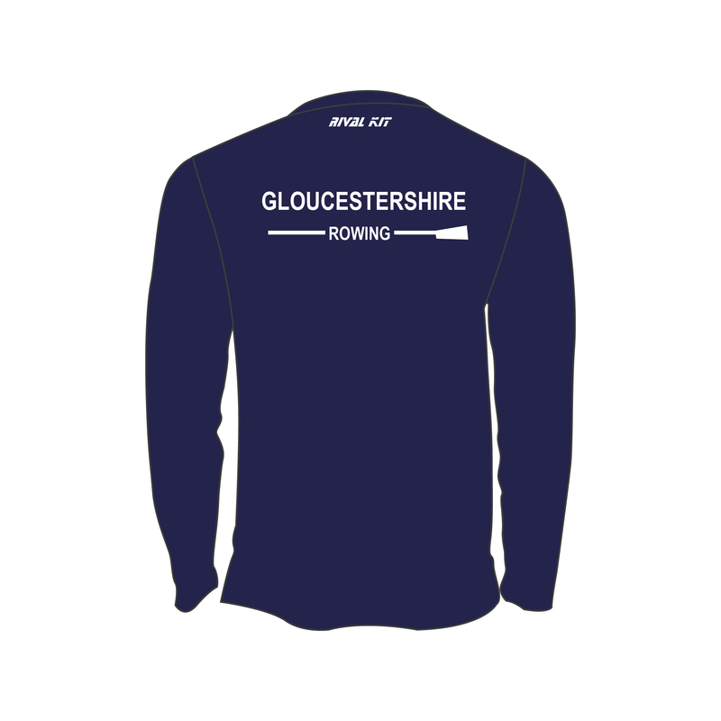 University of Gloucestershire Rowing Club Bespoke Long Sleeve Gym T-Shirt