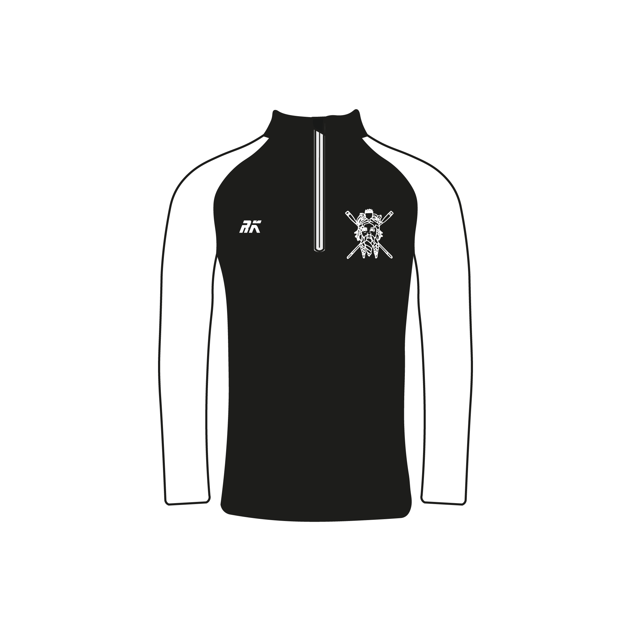 Tyne ARC Bespoke Q-Zip White Sleeves