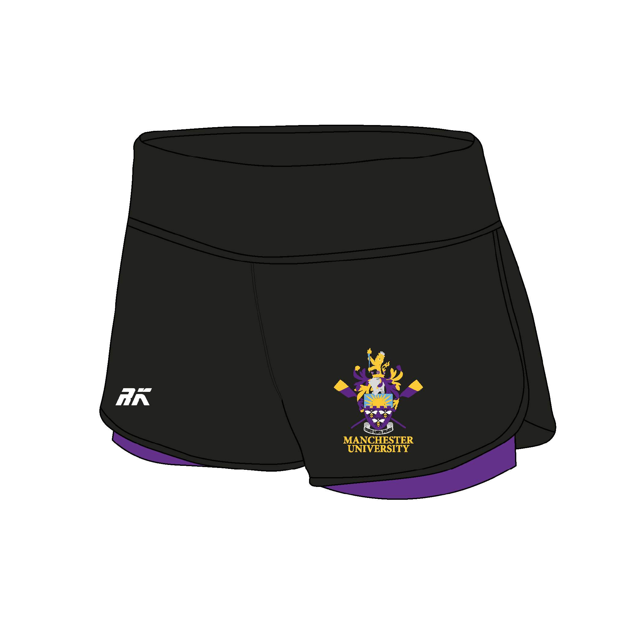 Manchester University Female Gym Shorts