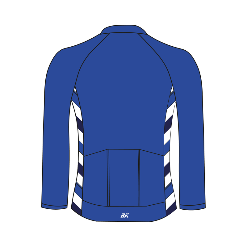 Old Canfordian Boat Club Long Sleeve Blue Cycling Jersey